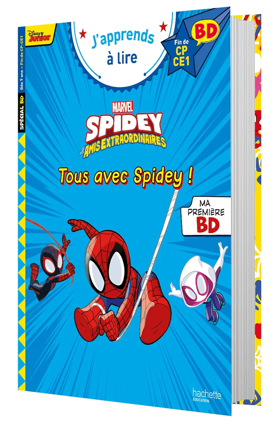 disney-spidey-et-amis-tous-avec-spidey-bd-fin-cp-ce1 image 1