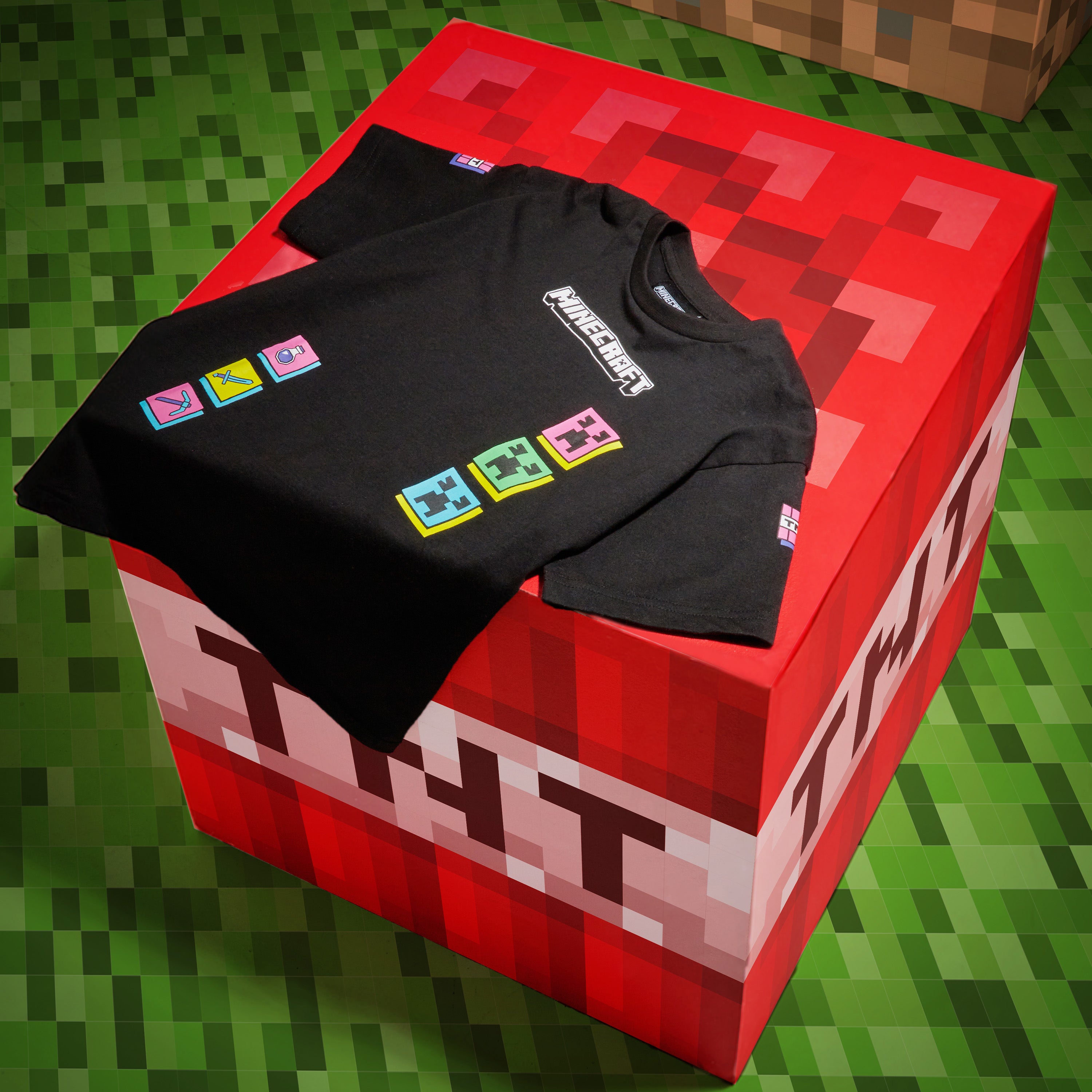 minecraft-t-shirt-garcon-manches-courtes-lot-3-11-12-ans image 5