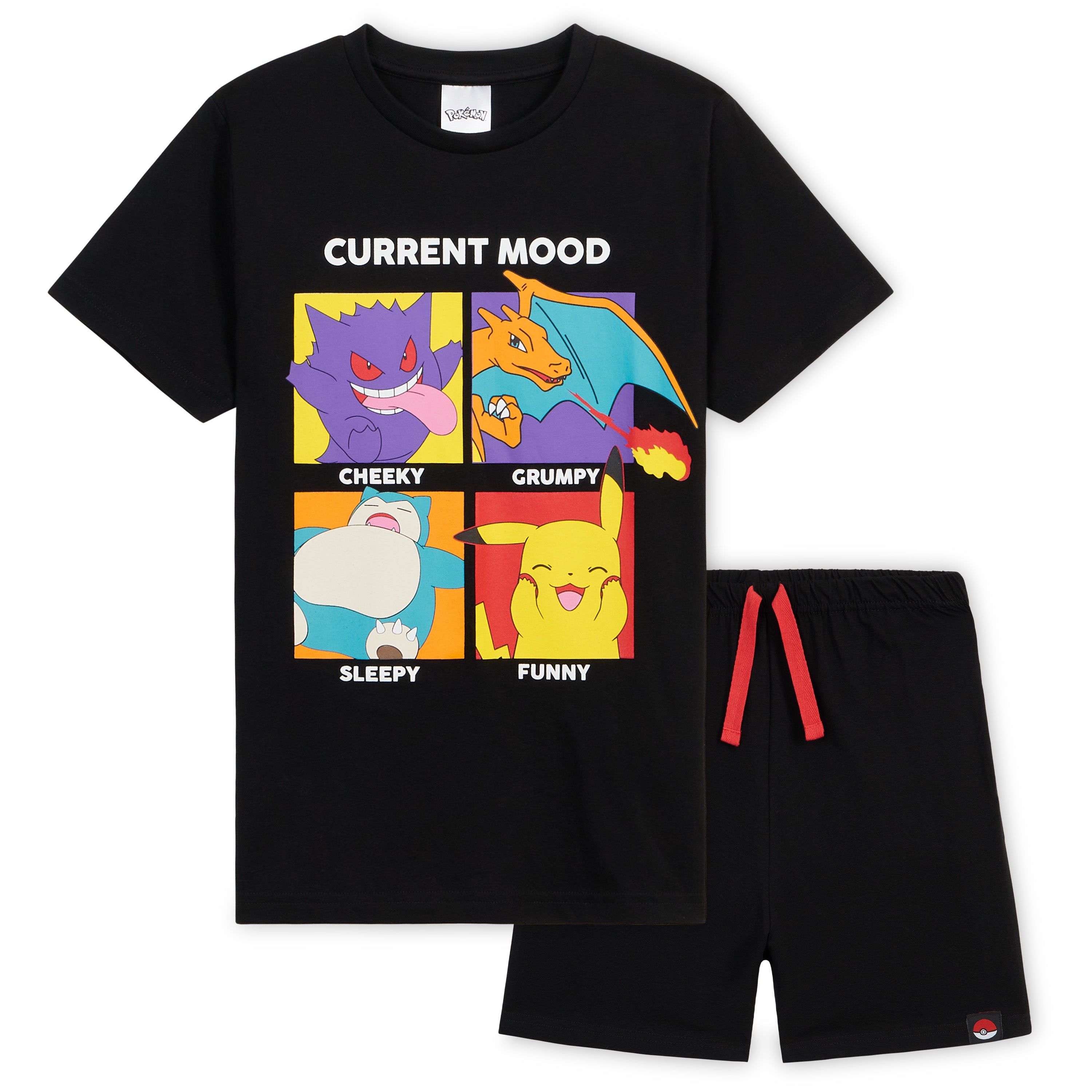 pok-mon-pyjama-court-gar-on-short-et-t-shirt-pikachu image 1