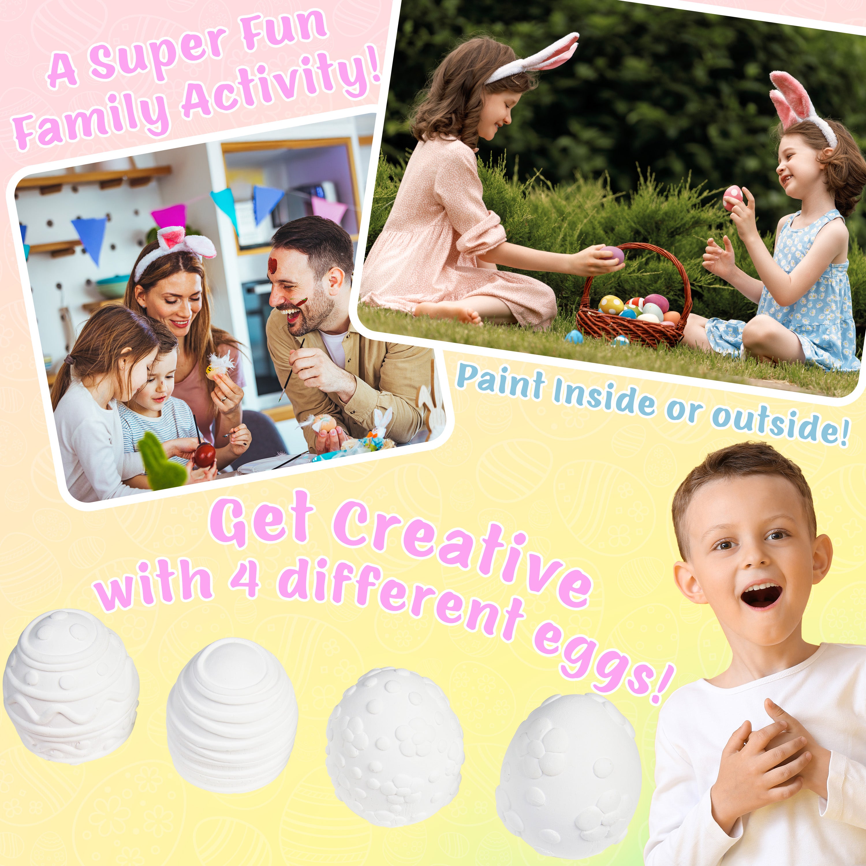 kreativekraft-kit-peinture-oeufs-de-p-ques-lapin-4-pi-ces image 3
