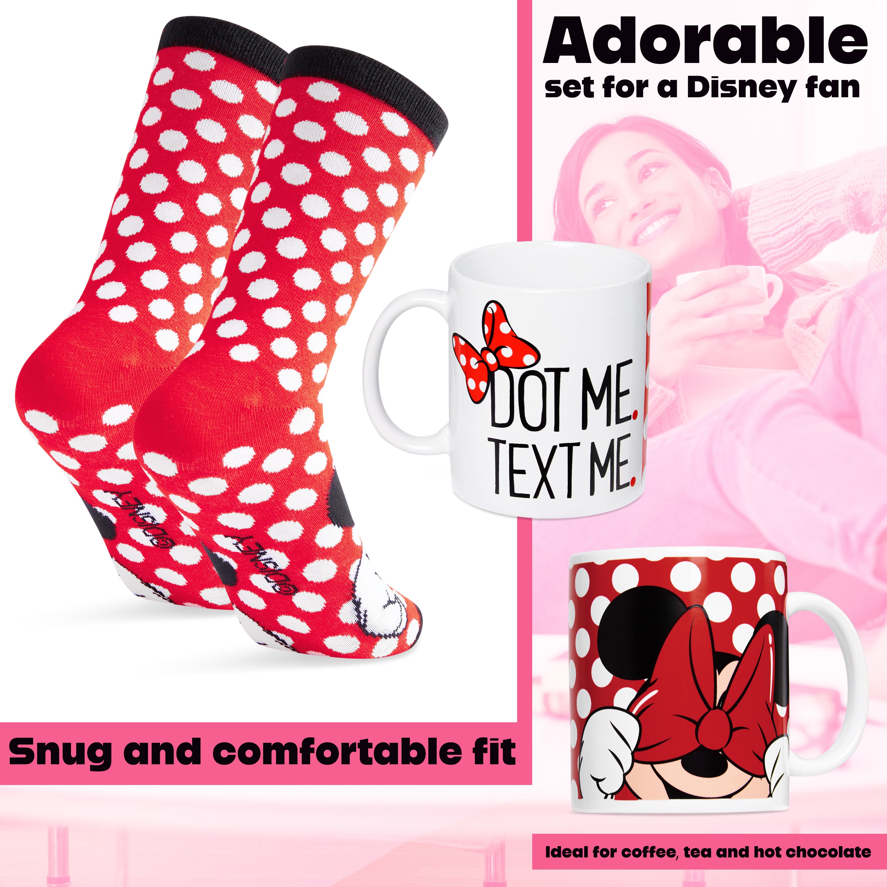 disney-minnie-coffret-mug-chaussettes-femme-rouge image 4