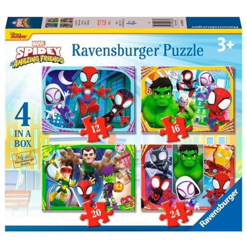 marvel-spidey-ravensburger-puzzle-4-en-1-volutif-enfant image 4