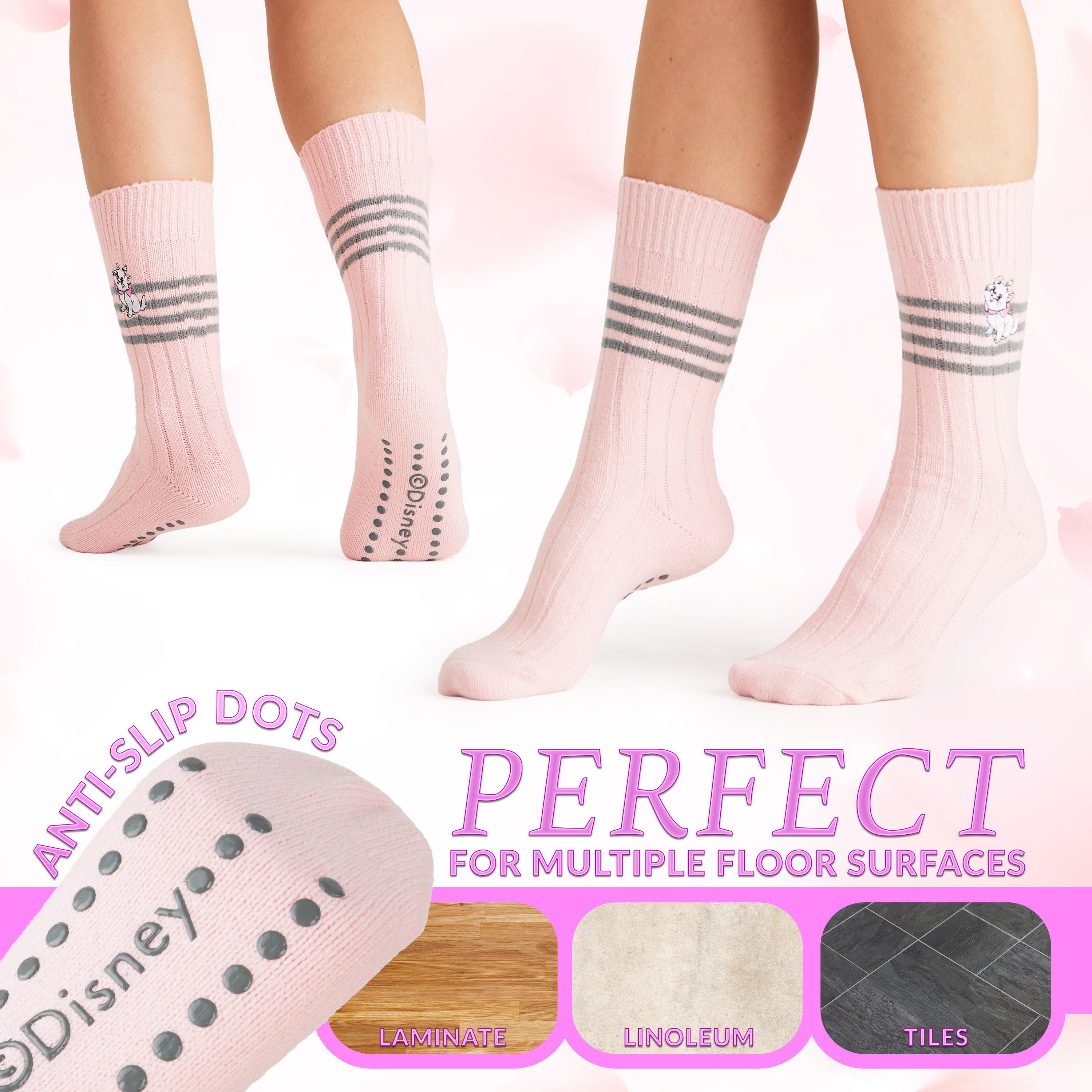 disney-chaussettes-pilou-femme-marie-antid-rapantes image 3