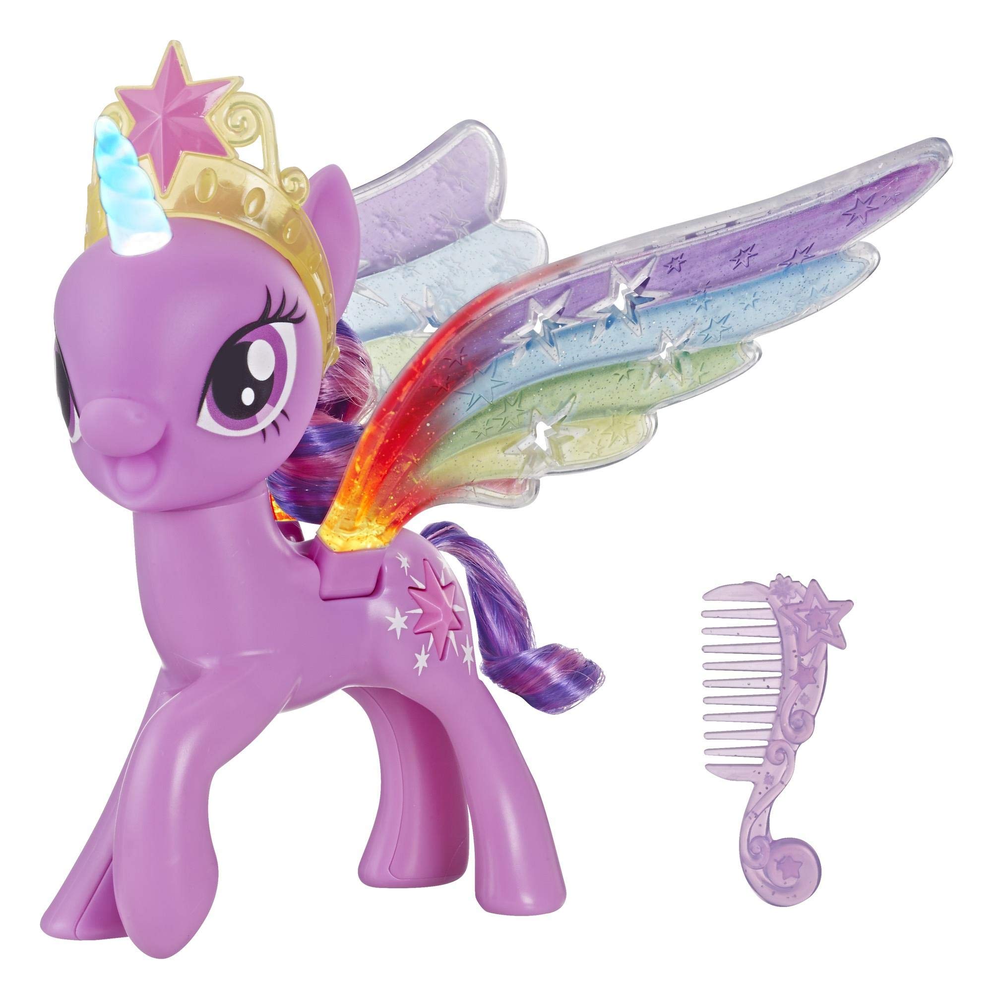 my-little-pony-twilight-sparkle-figurine-ailes-arc-en-ciel-20-cm image 1