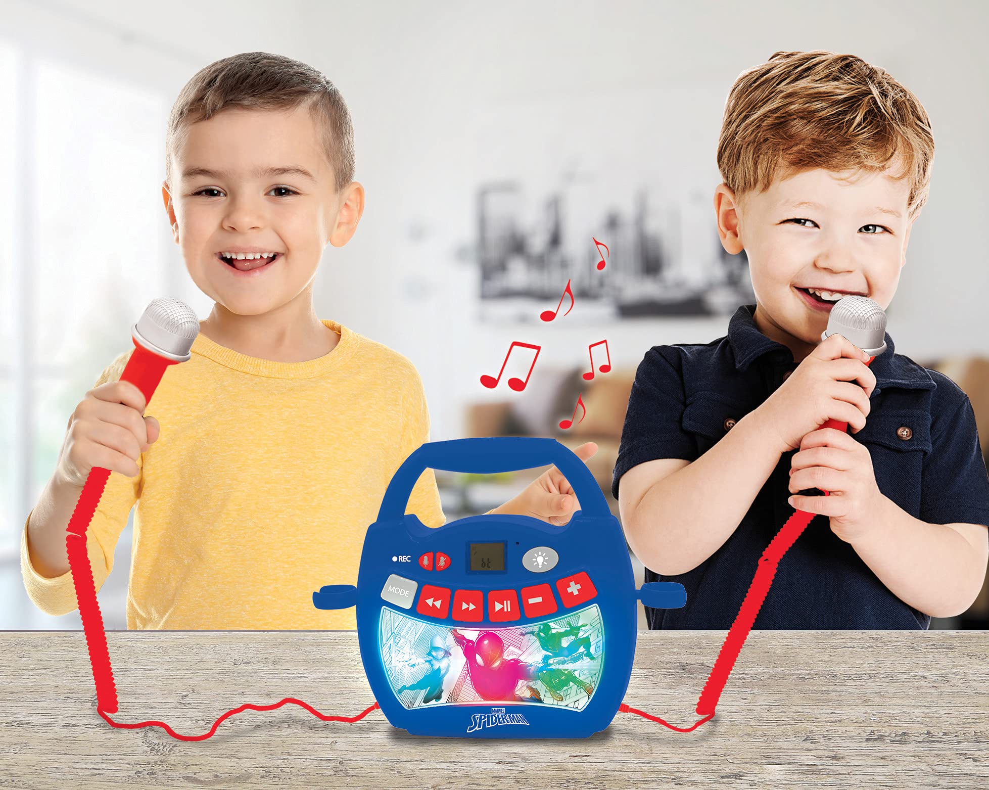 lexibook-spider-man-mp320spz-karaok-enfant-bluetooth image 4