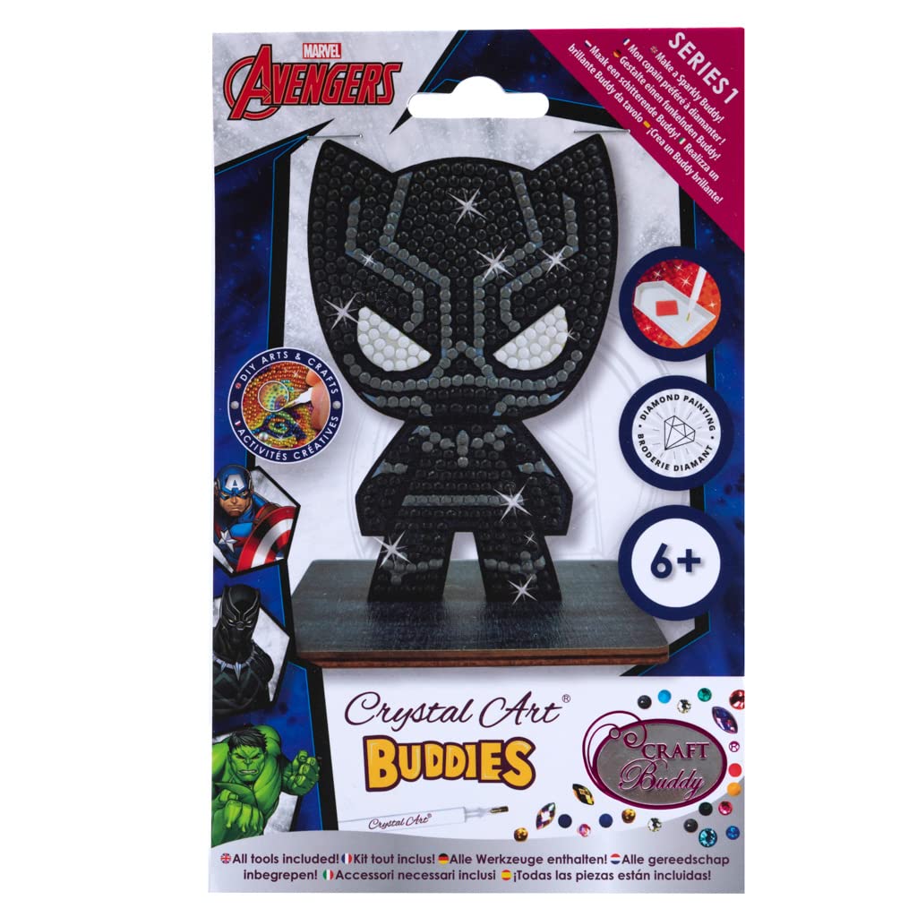 marvel-legends-black-panther-figurine-diamanter-crystal-art image 6