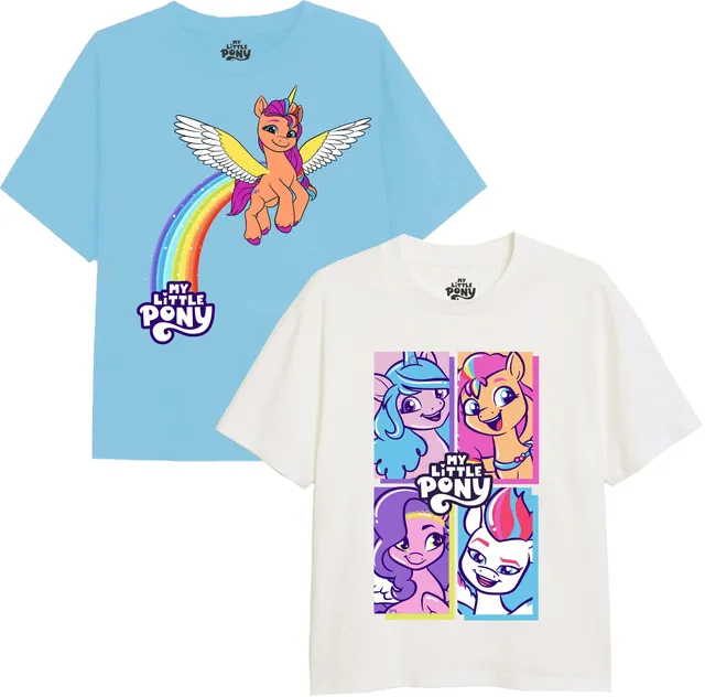 my-little-pony-iconic-pony-power-pack-2-t-shirts-fille-3-4-ans image 1
