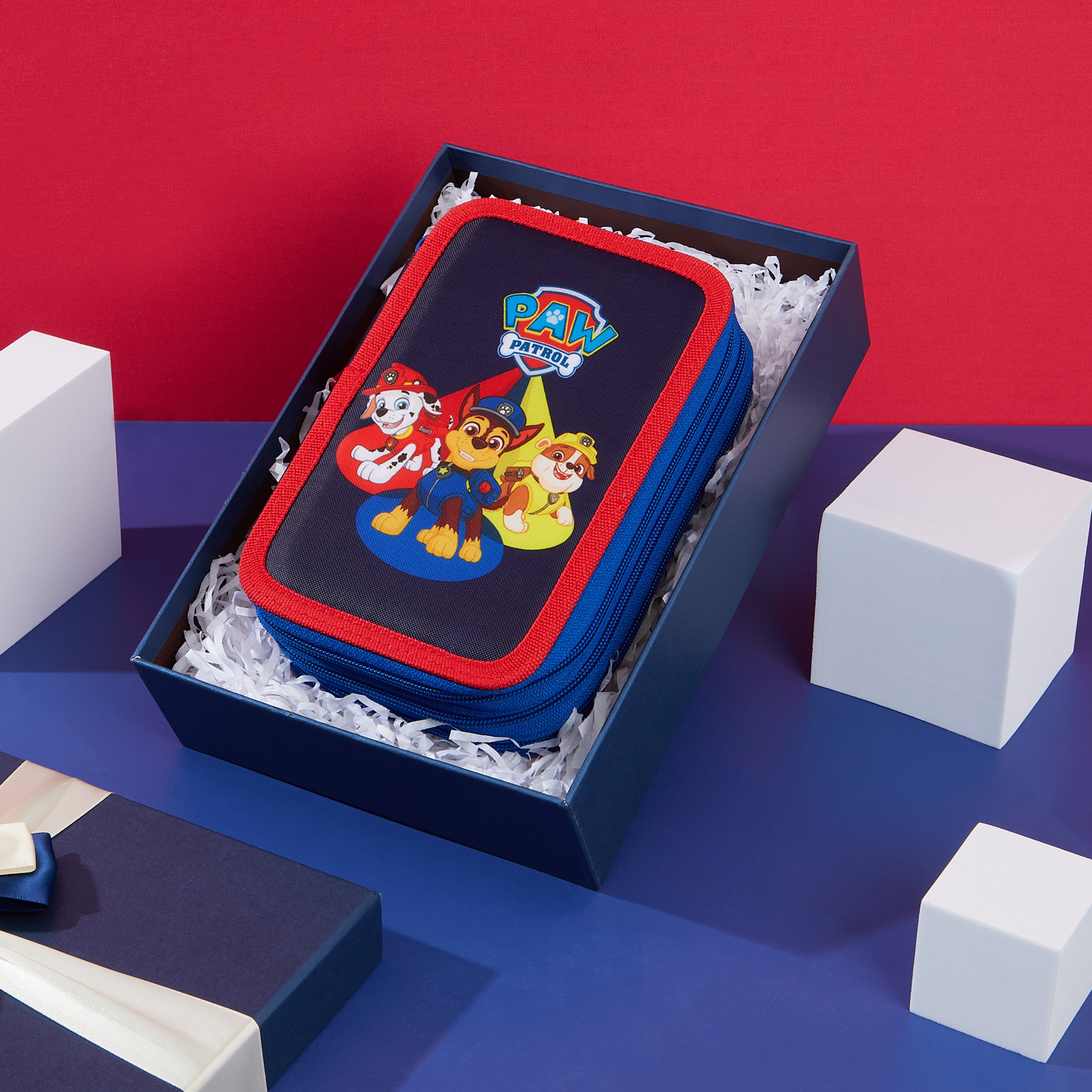 paw-patrol-trousse-garnie-enfant-rouge-bleu-3-zip image 2