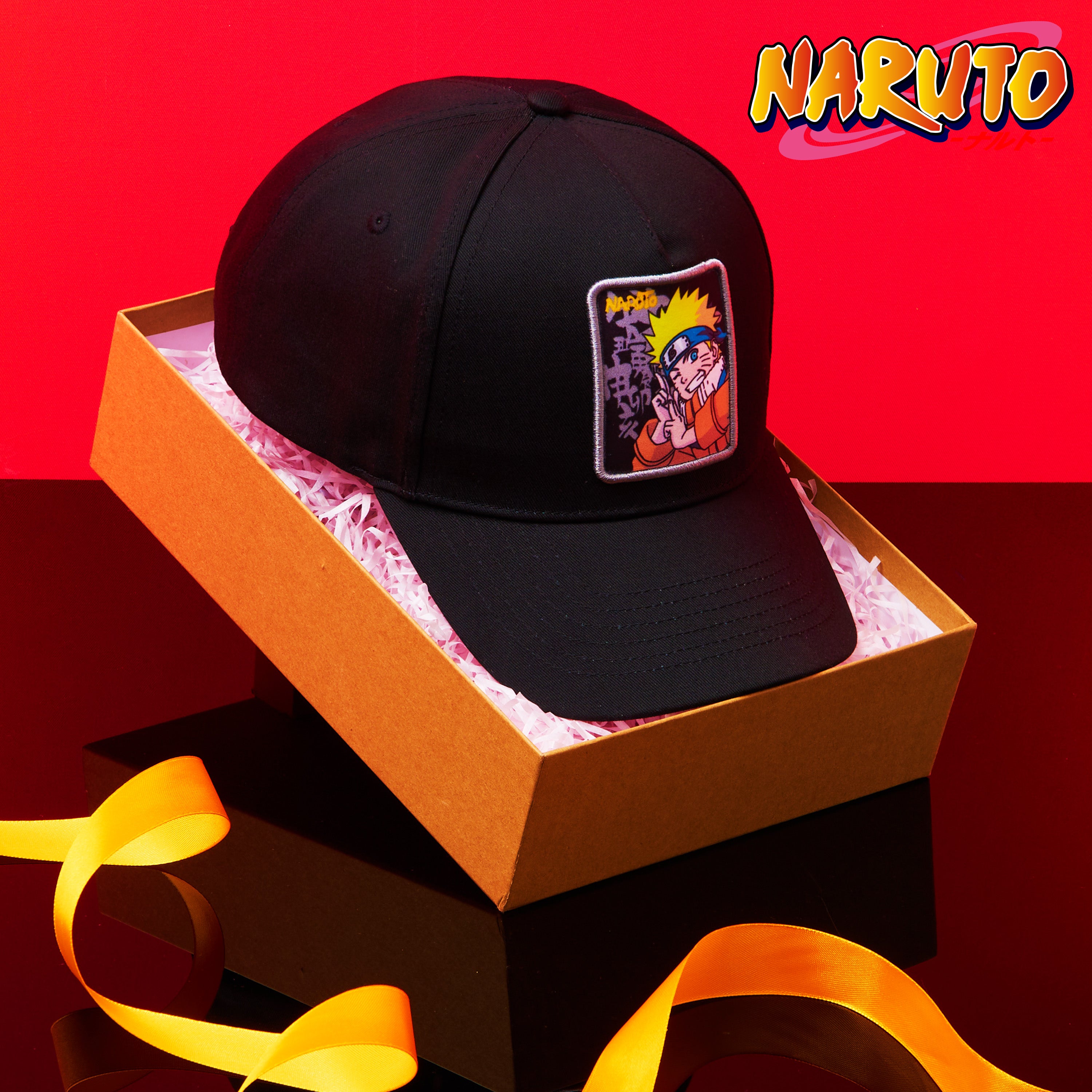 naruto-casquette-gar-on-baseball-coton-noir-r-glable-t image 2