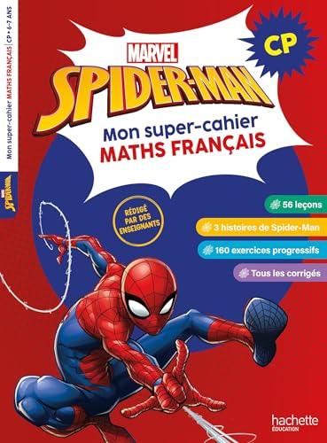 marvel-spider-man-mon-super-cahier-maths-fran-ais-cp-6-7-ans image 7