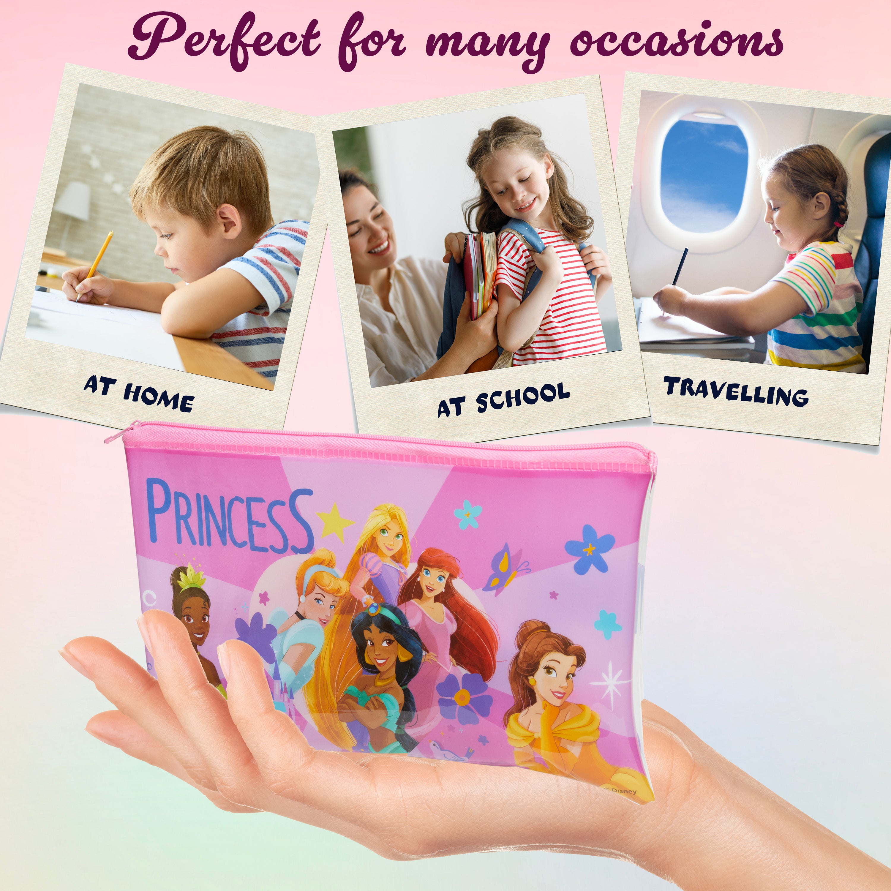 disney-princesses-trousse-garnie-papeterie-fille-25-cm image 3