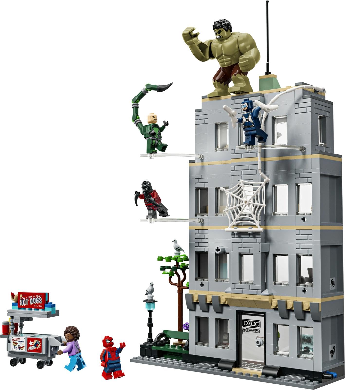 lego-marvel-76350-affrontement-spider-man-hulk-set-534-pi-ces image 2