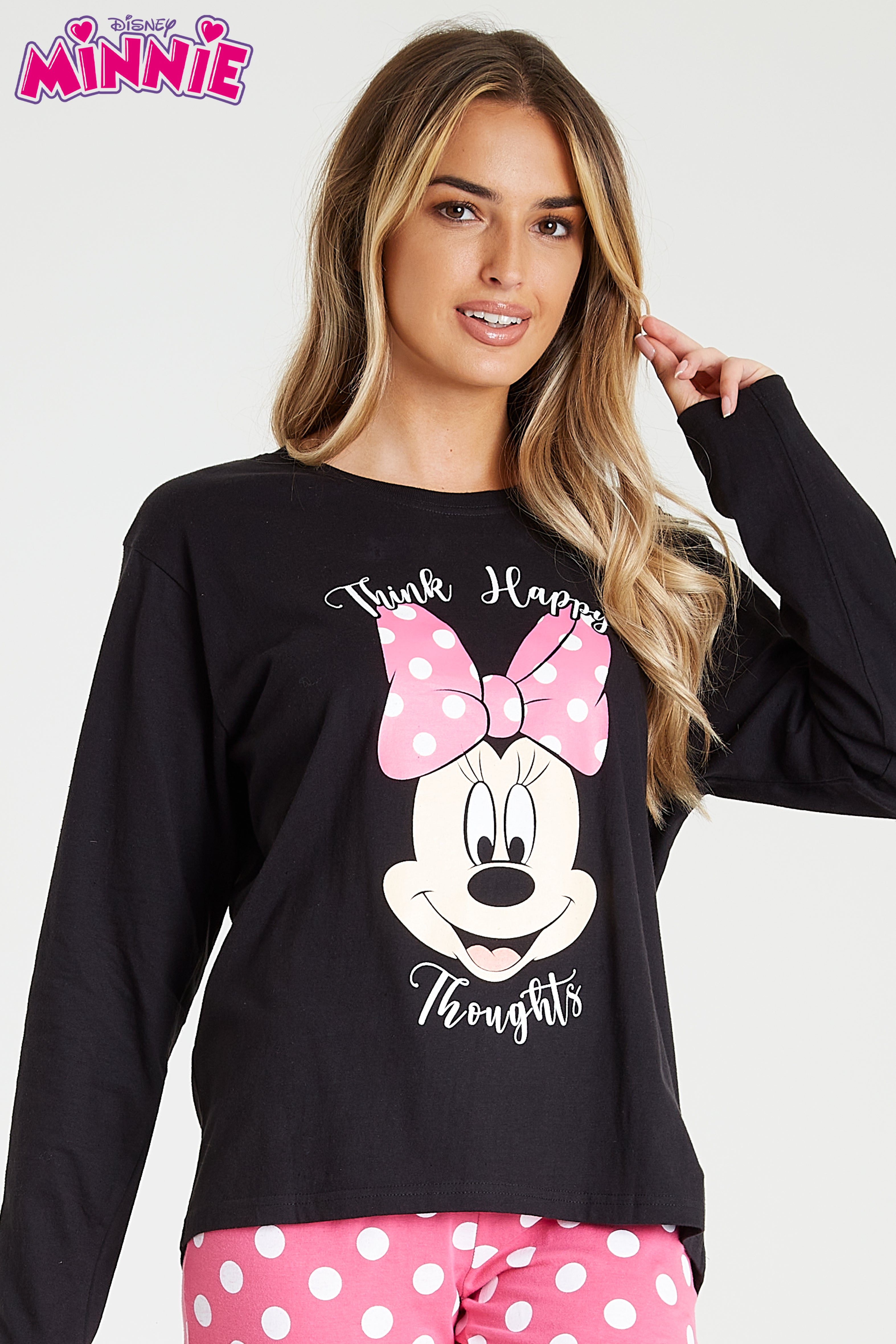 disney-minnie-pyjama-femme-coton-manches-longues-s-xl image 5