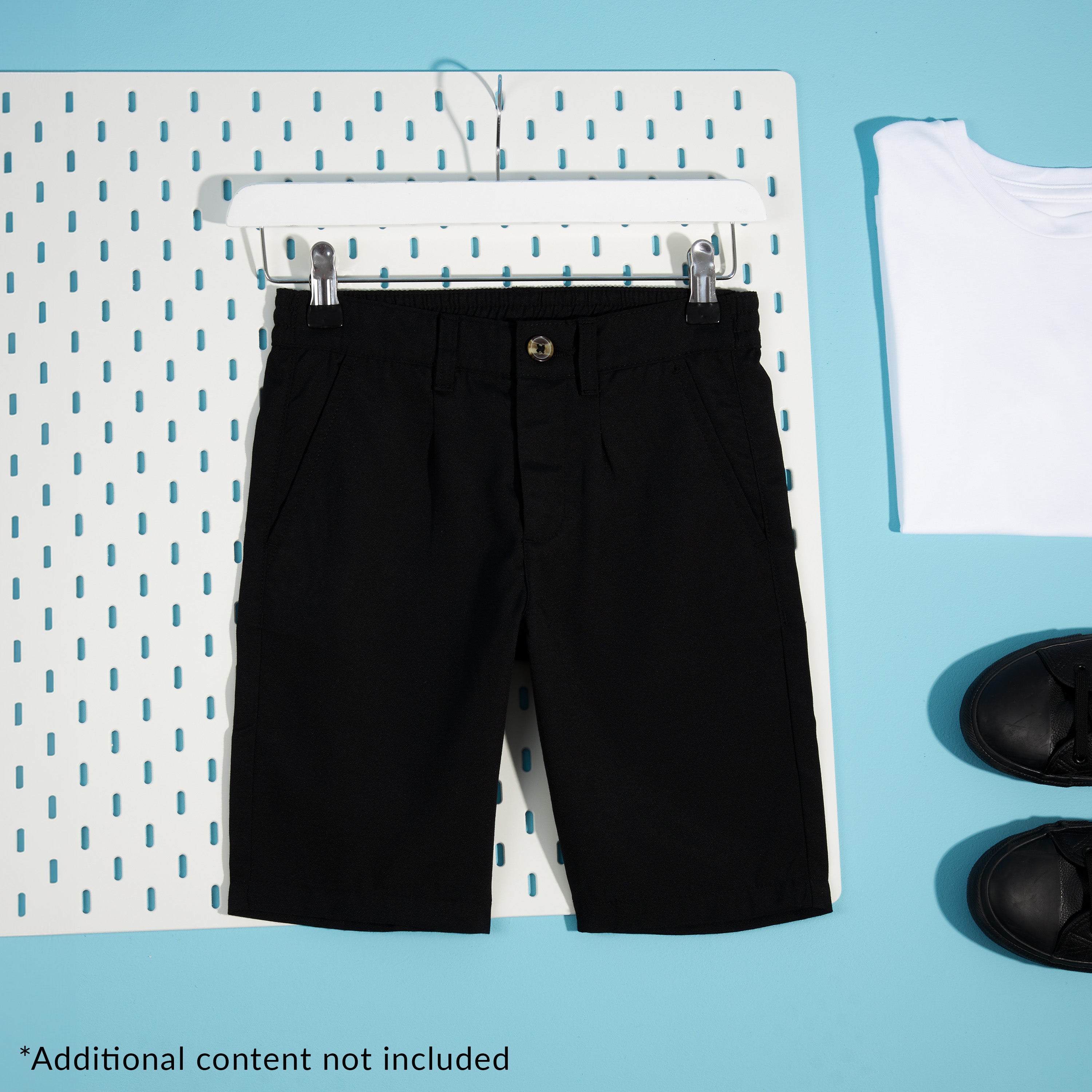 citycomfort-short-chino-gar-on-poches-taille-lastique-noir image 2