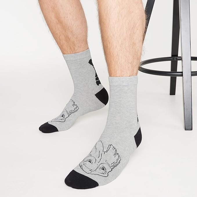 get-trend-men-chaussettes-groot-marvel-homme-lot-de-5-39-44 image 1