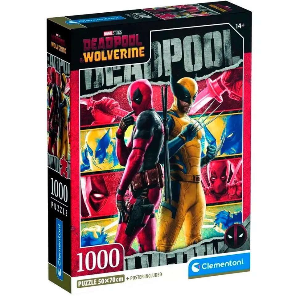 clementoni-marvel-deadpool-puzzle-1000-pi-ces-70x50-cm image 1