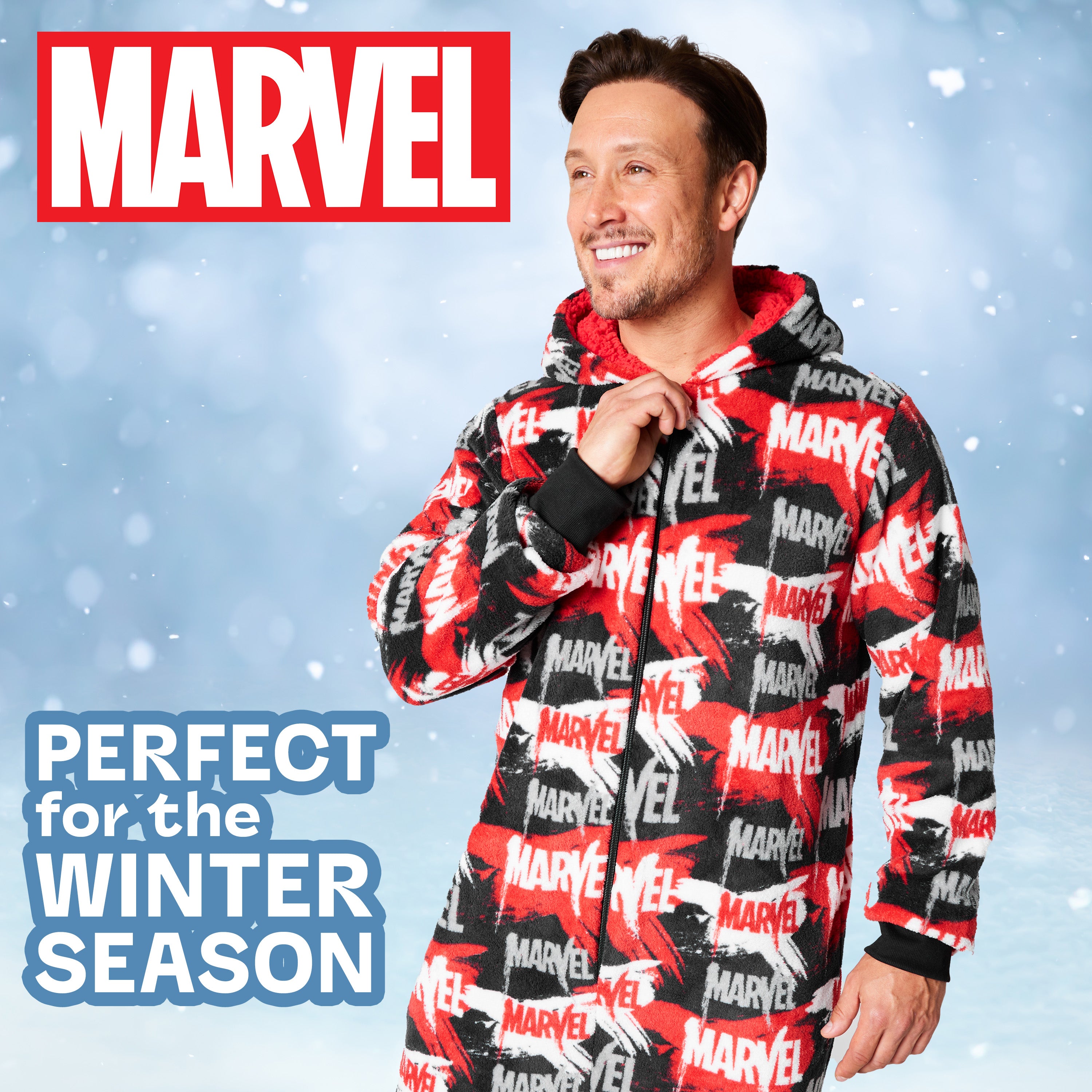 marvel-onesie-homme-polaire-capuche-multi-taille-l image 4