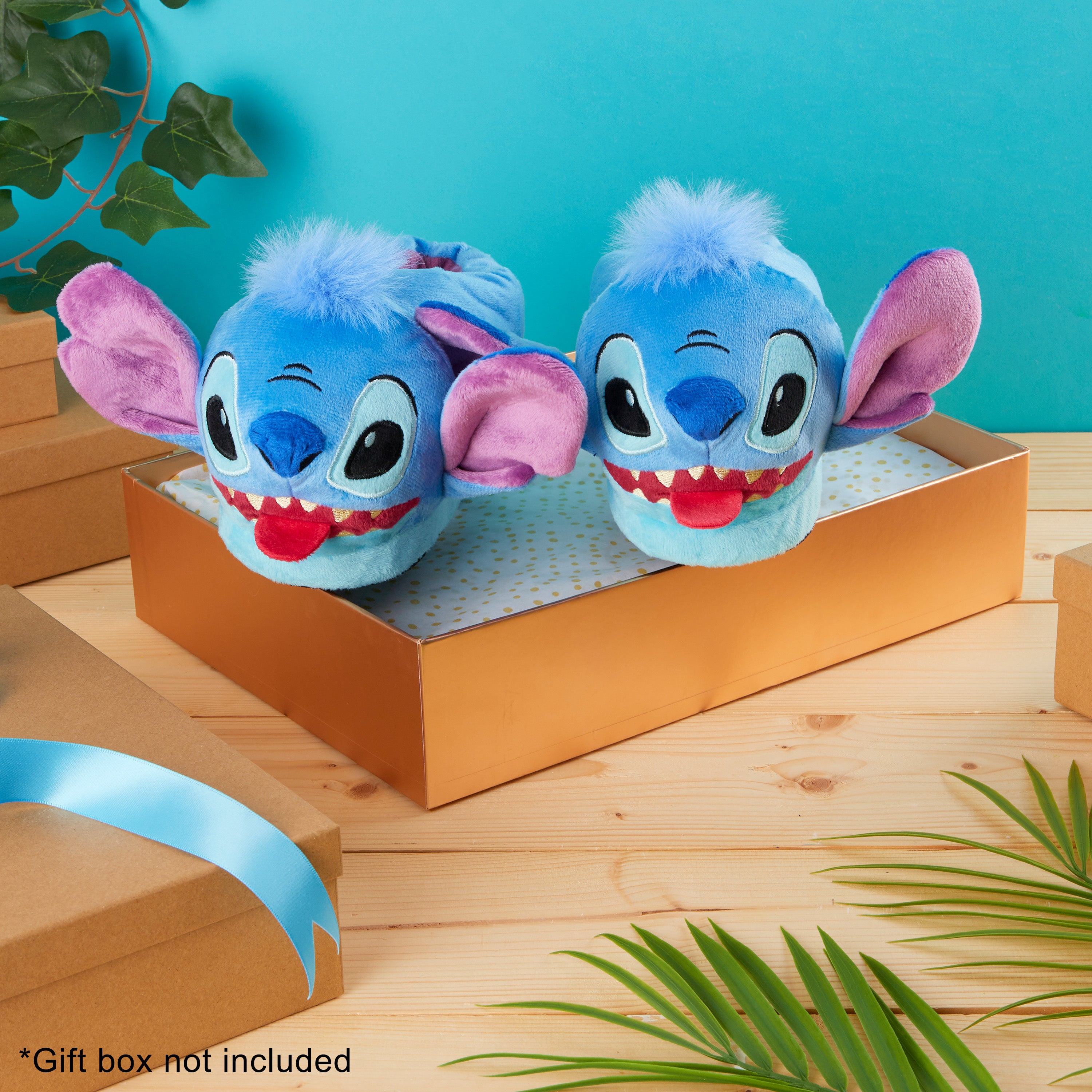 disney-stitch-chaussons-enfant-3d-peluche-bleue-antidescapant image 2
