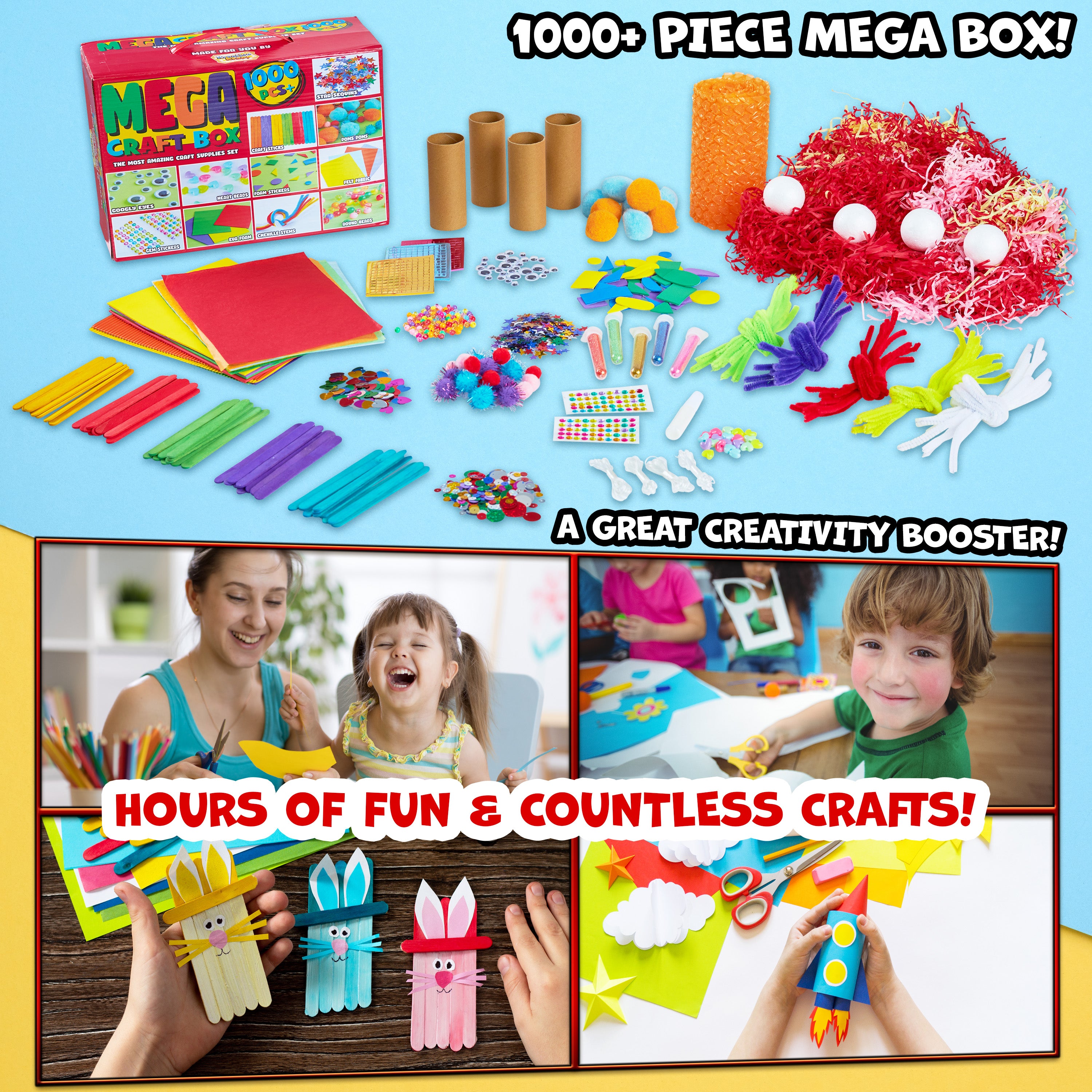 kreativekraft-kit-cr-atif-enfant-1000-pi-ces-loisirs image 3