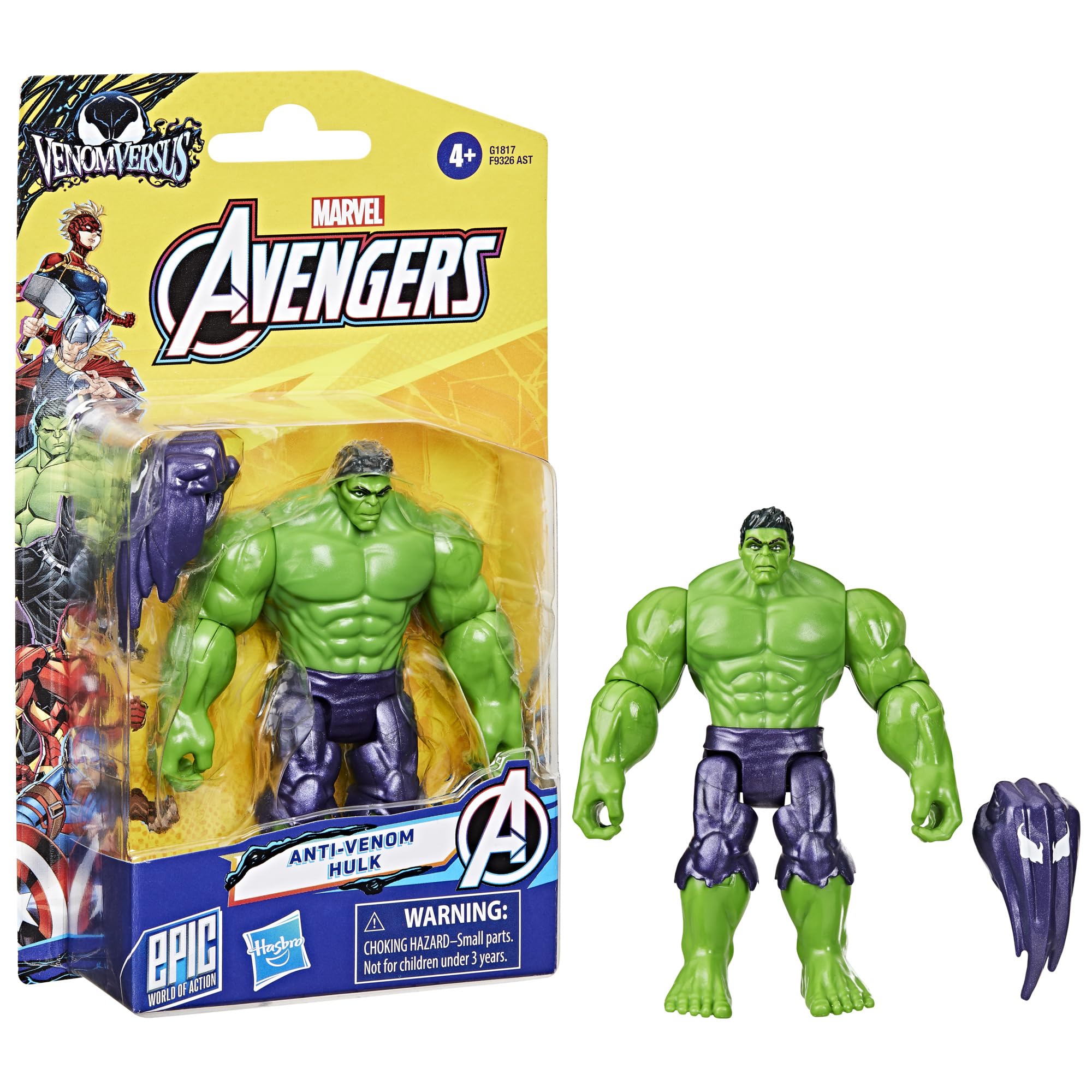 marvel-epic-world-of-action-anti-venom-hulk-figurine-10-cm-deluxe image 3
