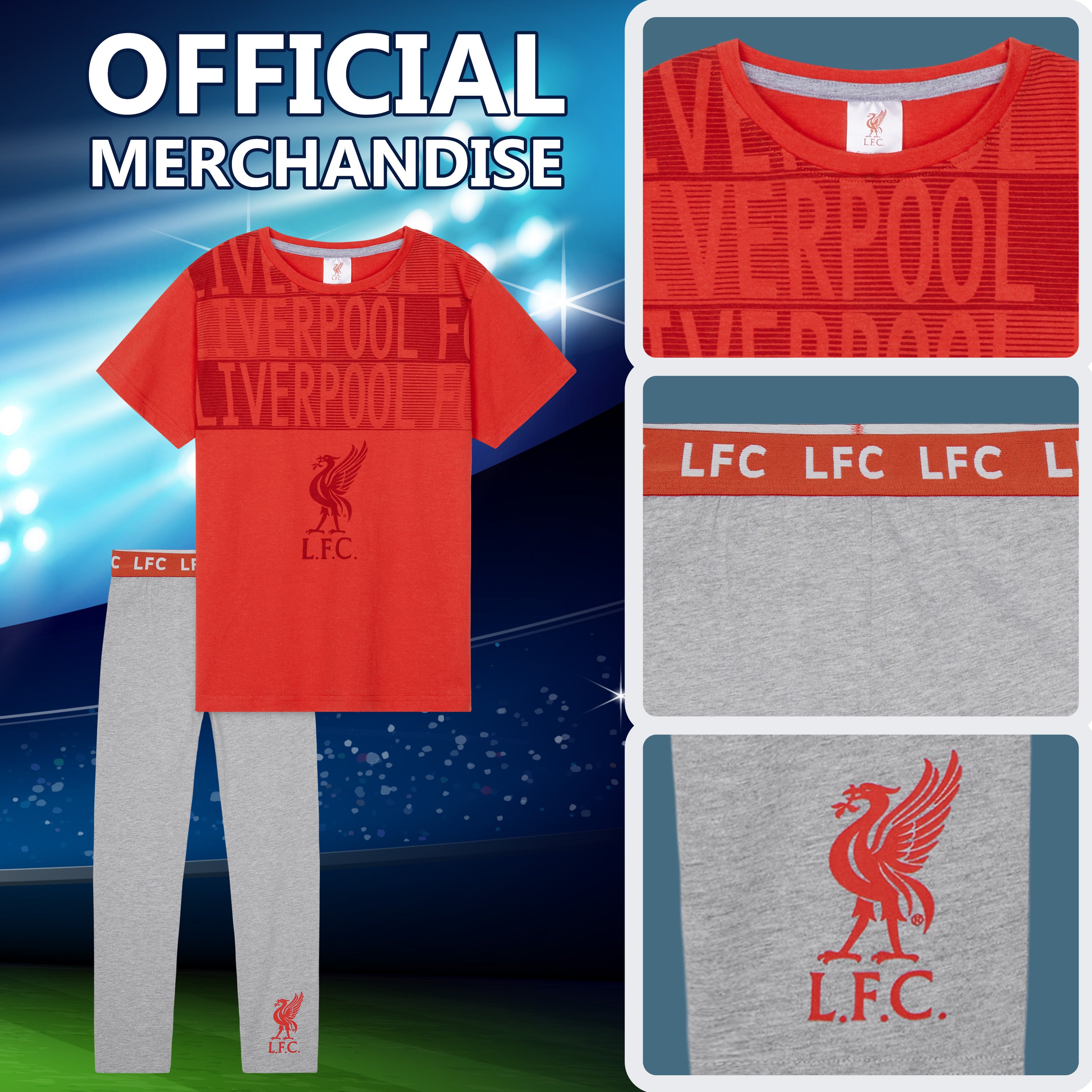 liverpool-fc-pyjama-gar-on-ensemble-coton-5-6-ans image 5