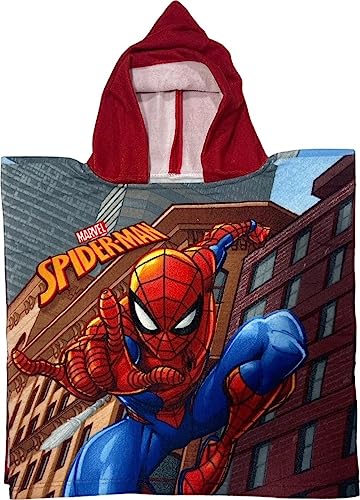 marvel-poncho-de-bain-spiderman-50x100-cm-taille-unique image 3