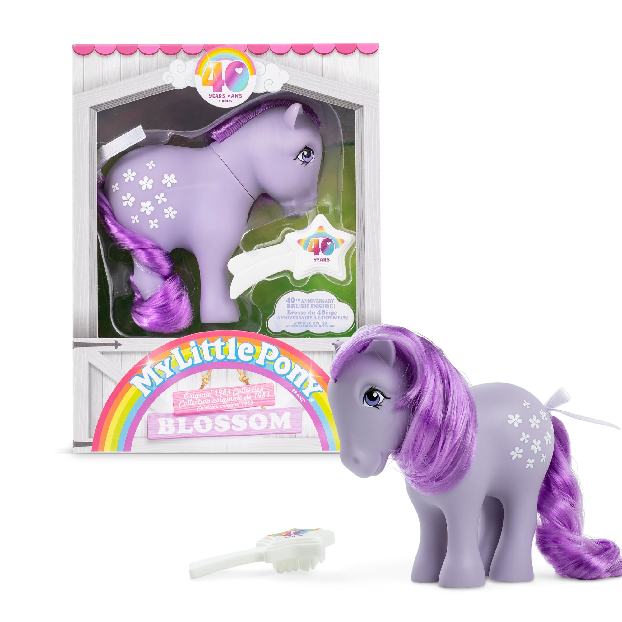 my-little-pony-classics-blossom-40th-anniversary-figurine-10-cm image 1