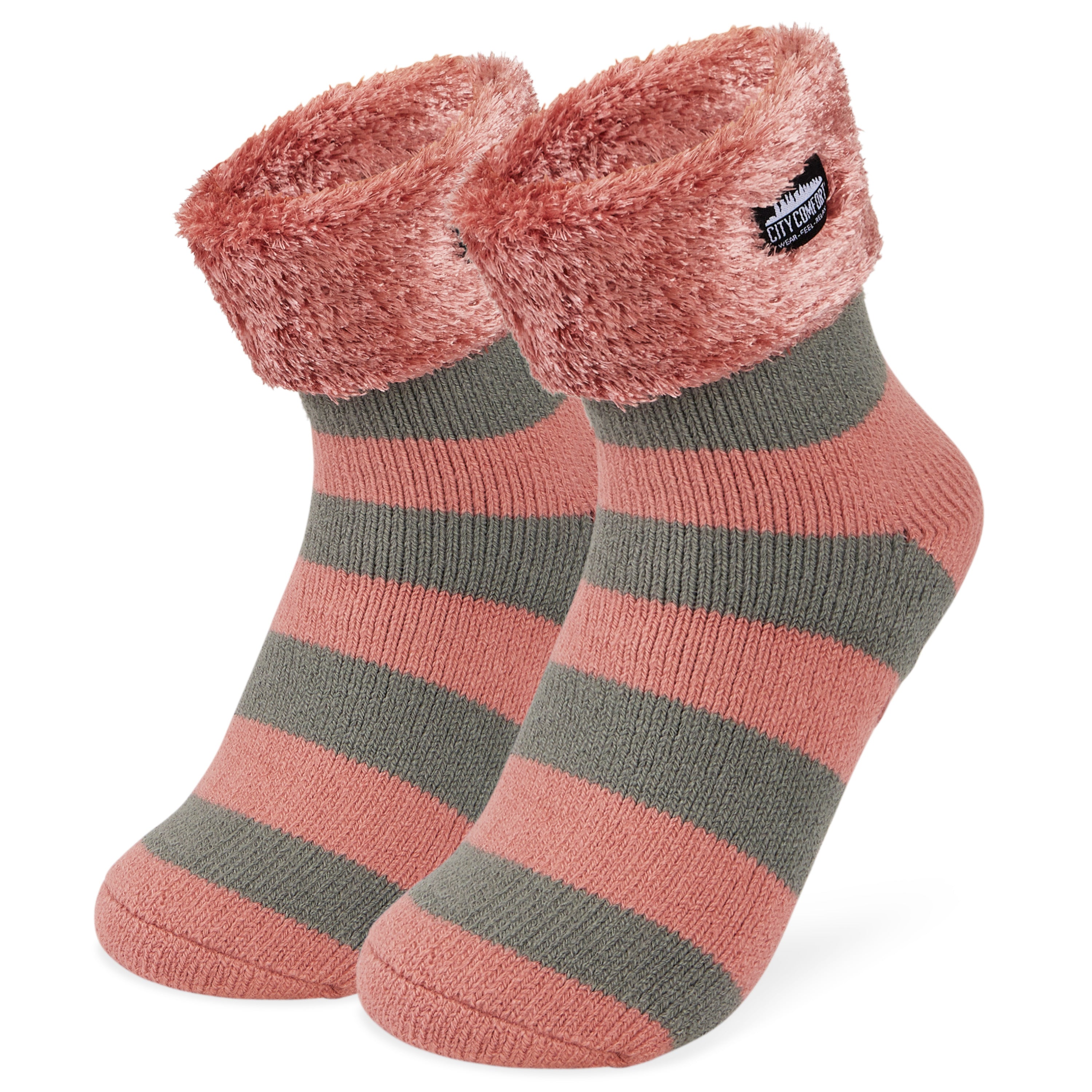 citycomfort-women-chaussettes-chaussons-pilou-taille-unique image 1
