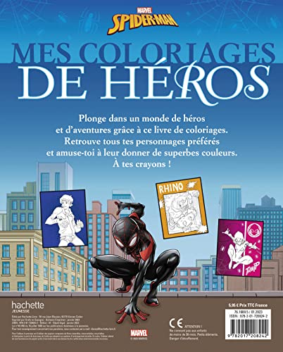 marvel-spider-man-mes-coloriages-de-h-ros-livre-enfant image 5