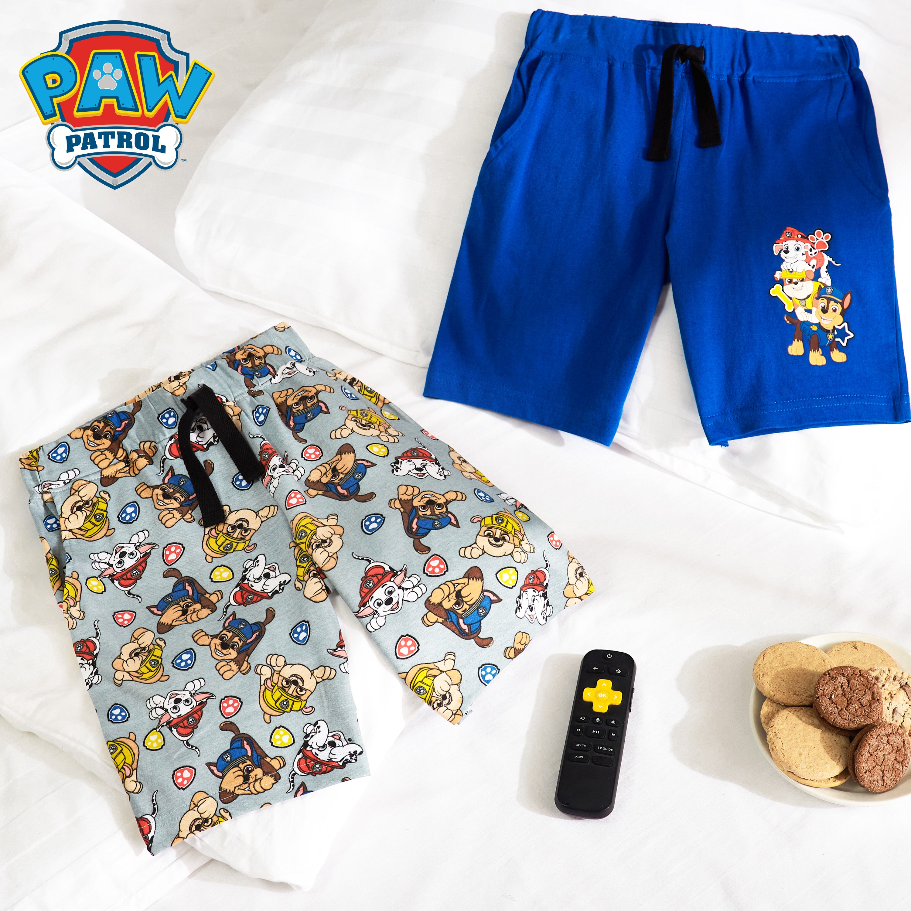 pat-patrouille-short-gar-on-lot-2-coton-5-6-ans-poches image 2