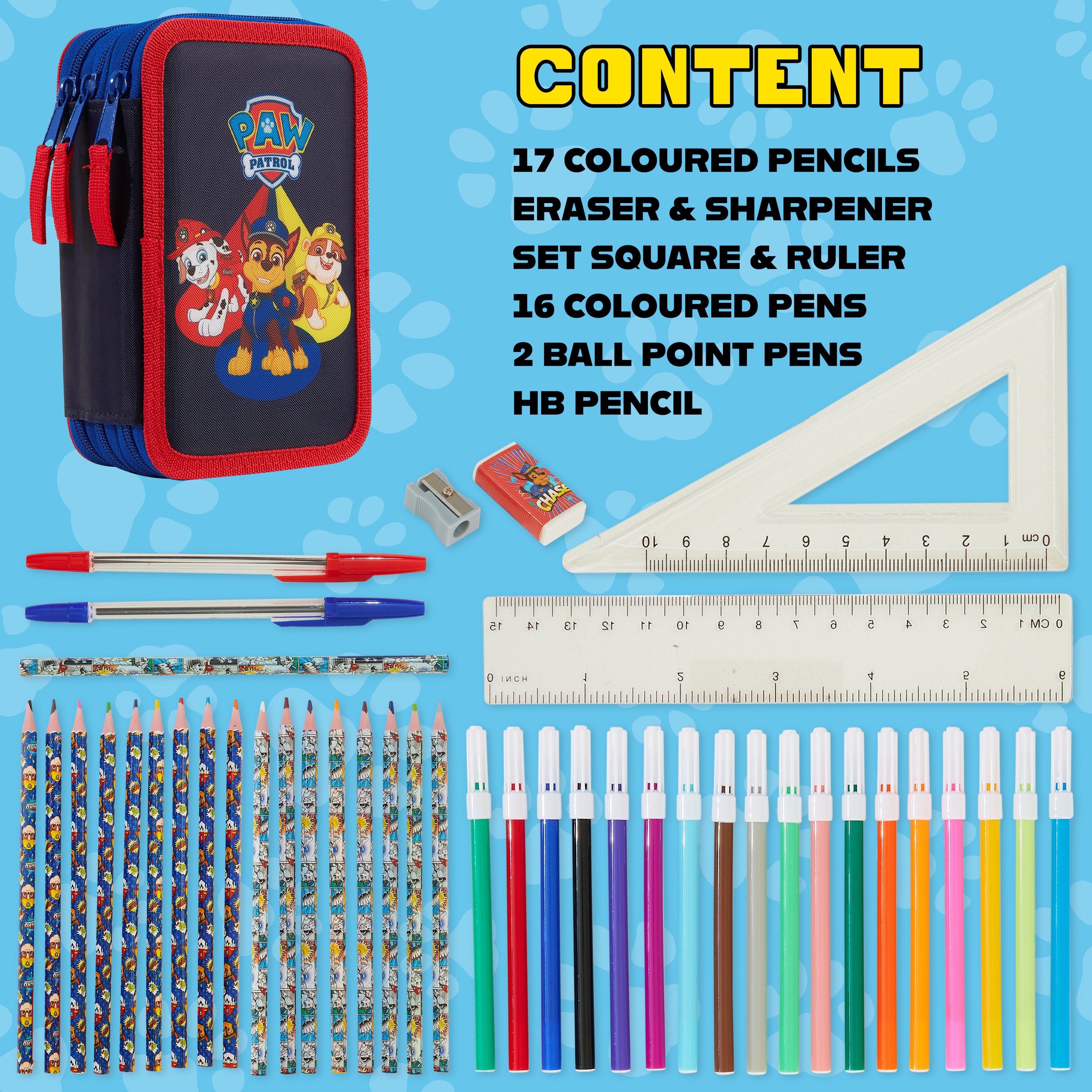 paw-patrol-trousse-garnie-enfant-rouge-bleu-3-zip image 6