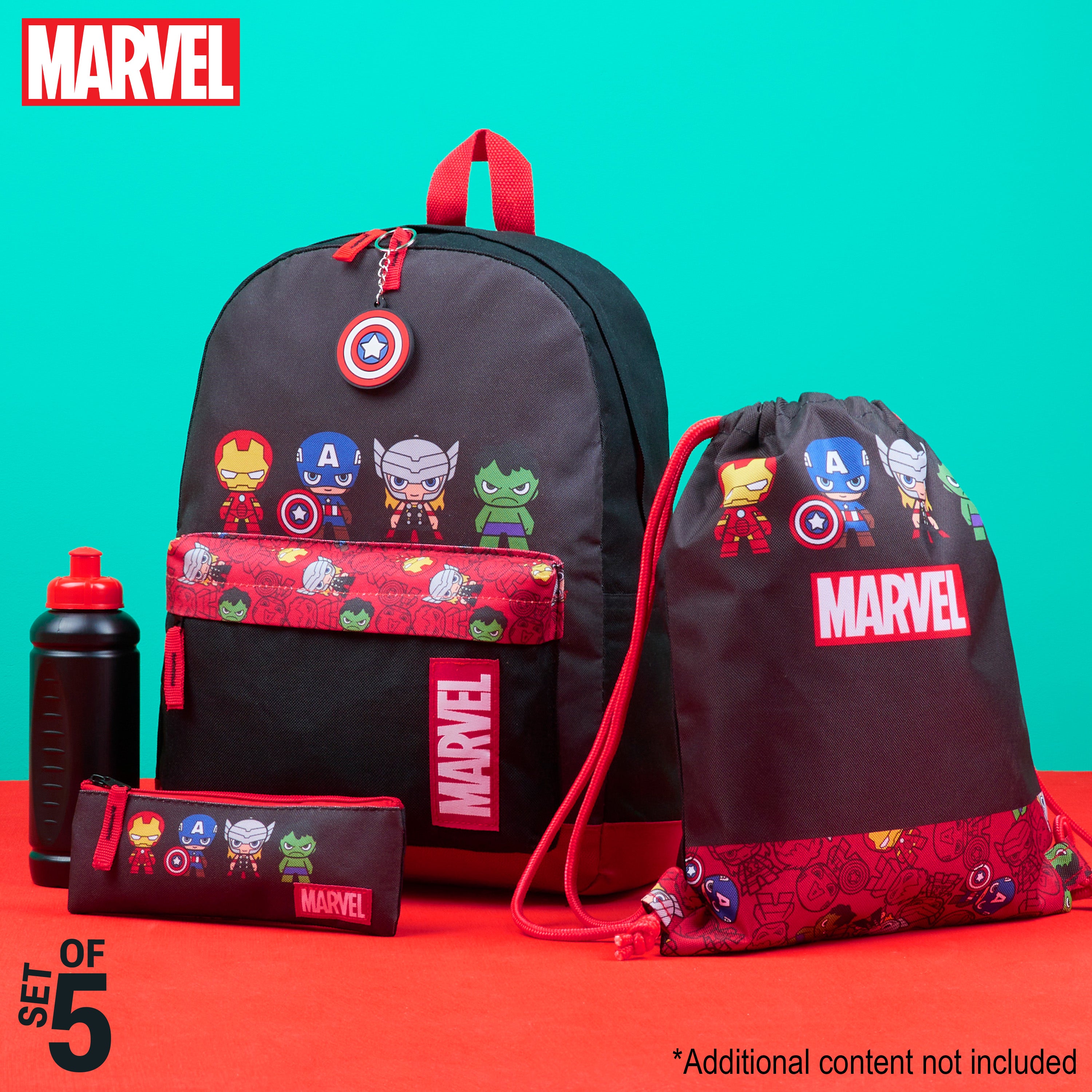 marvel-cartable-gar-on-5-pi-ces-sac-dos-trousse-gourde image 2