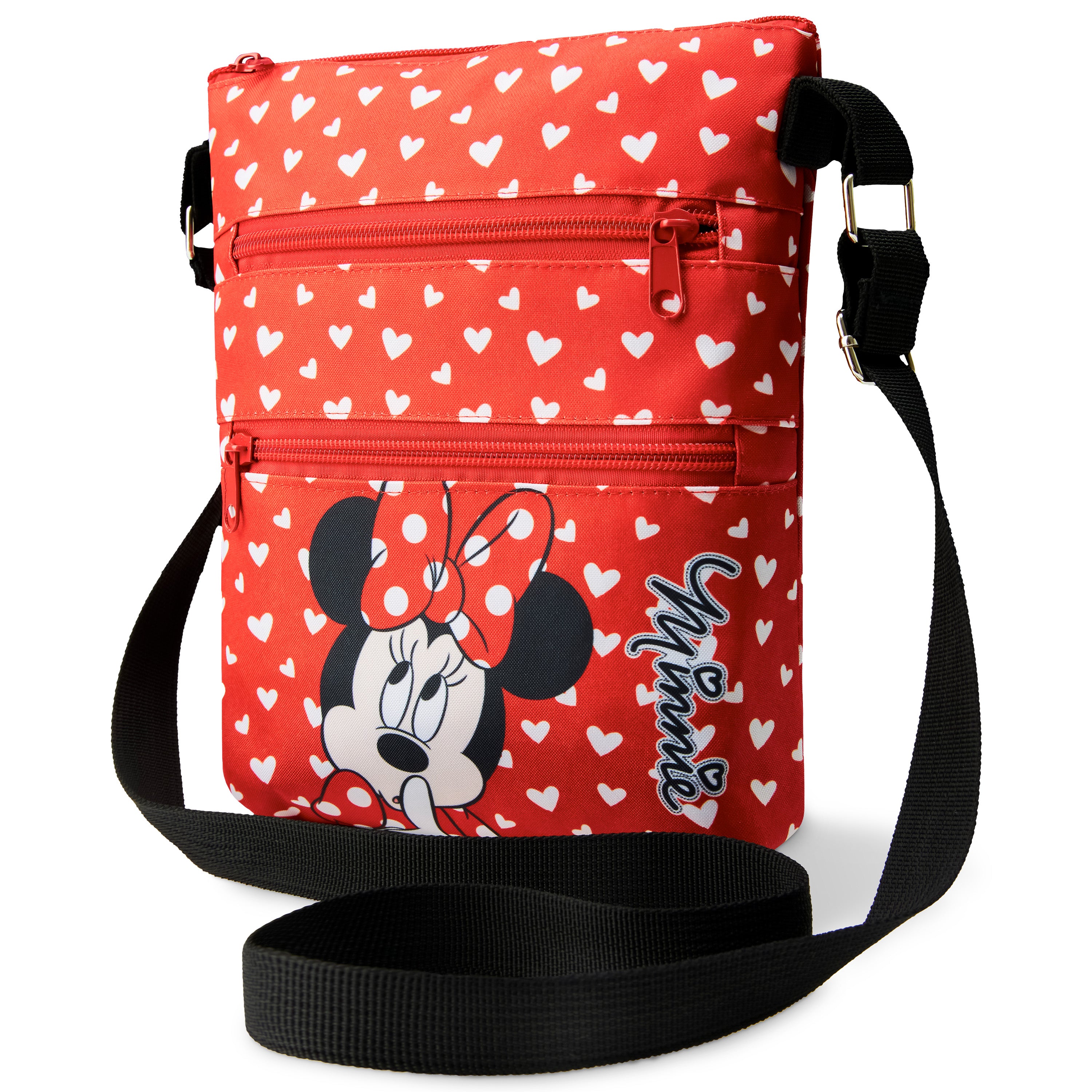 disney-minnie-sac-bandouli-re-fille-3-poches-zipp-es-r-glable image 1