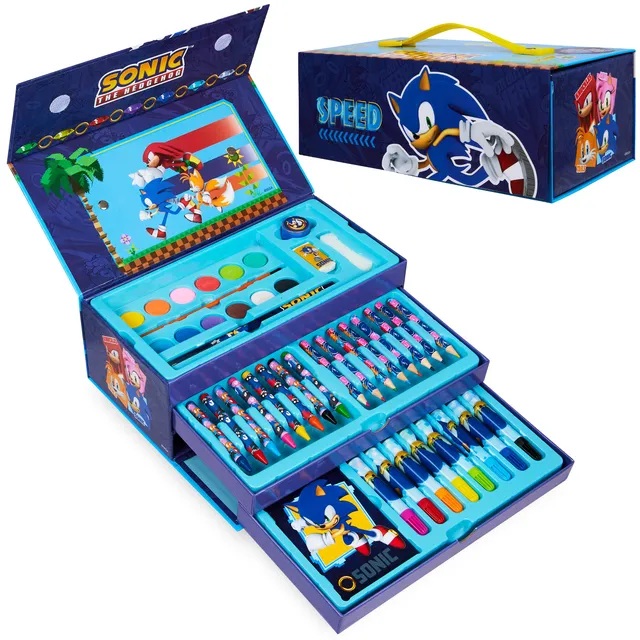 sonic-coffret-dessin-enfant-40-pi-ces-valisette-art image 1