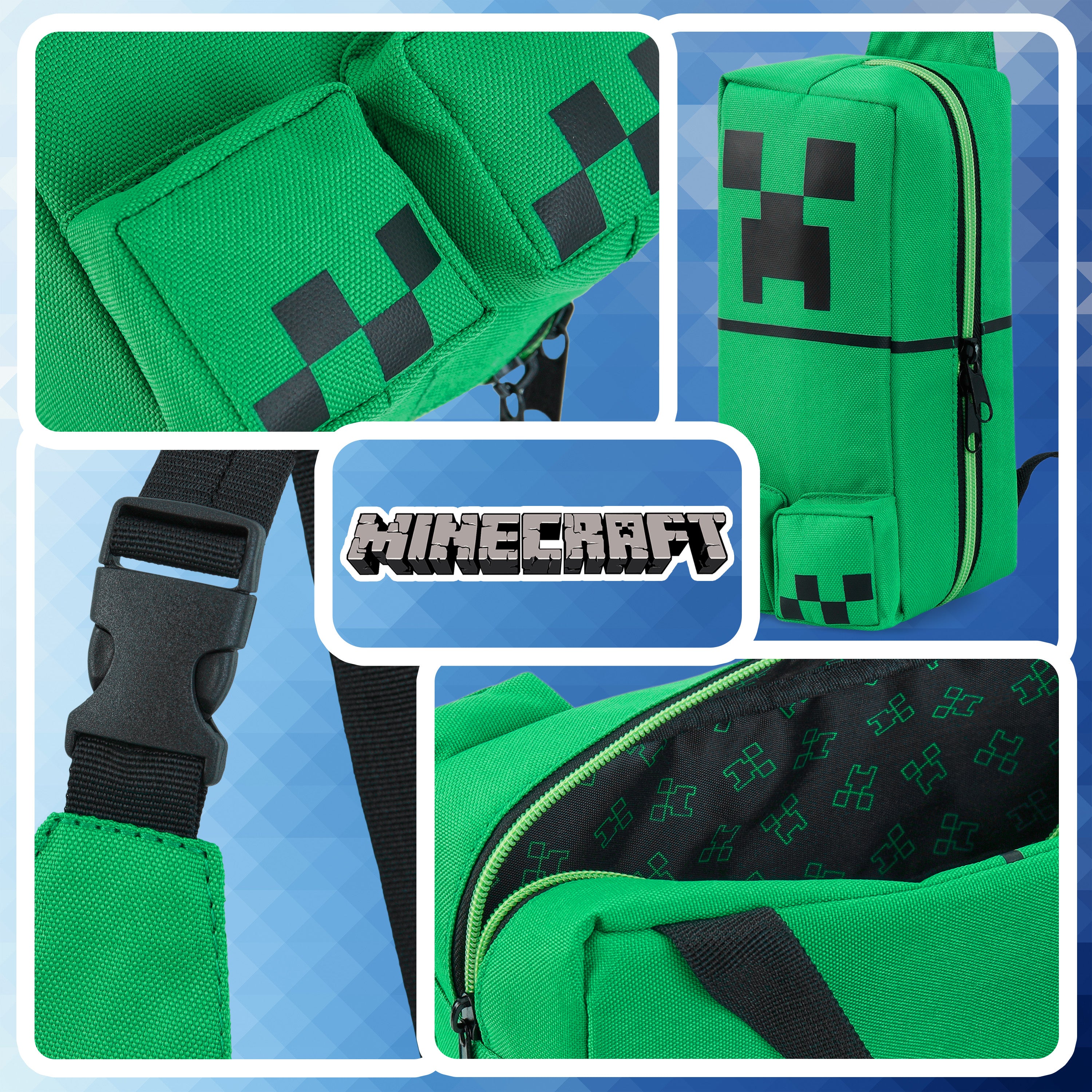 minecraft-creeper-sac-bandouli-re-enfant-sangle-r-glable image 4