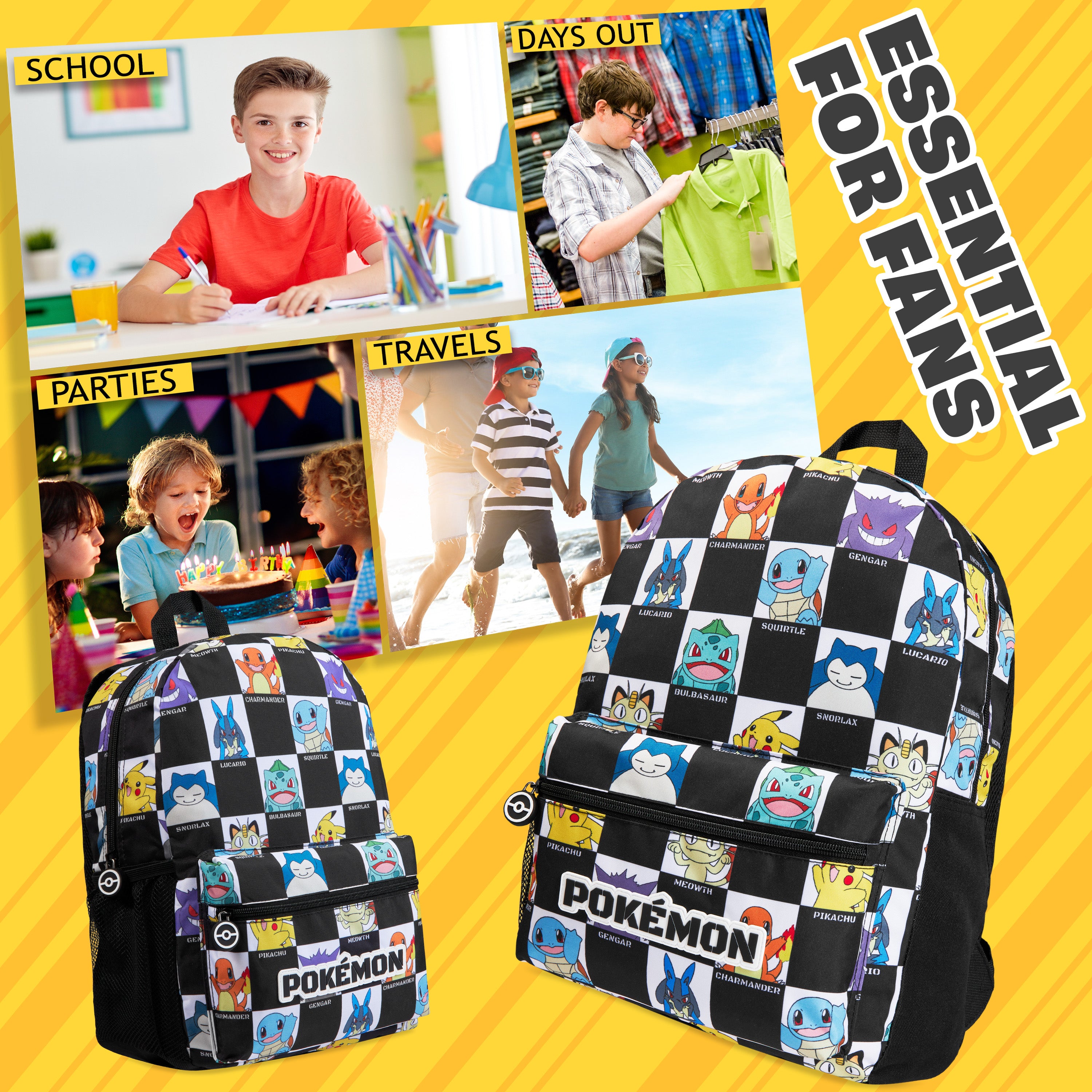 get-trend-school-supplies-pokemon-sac-dos-enfant-poche-gourde image 5
