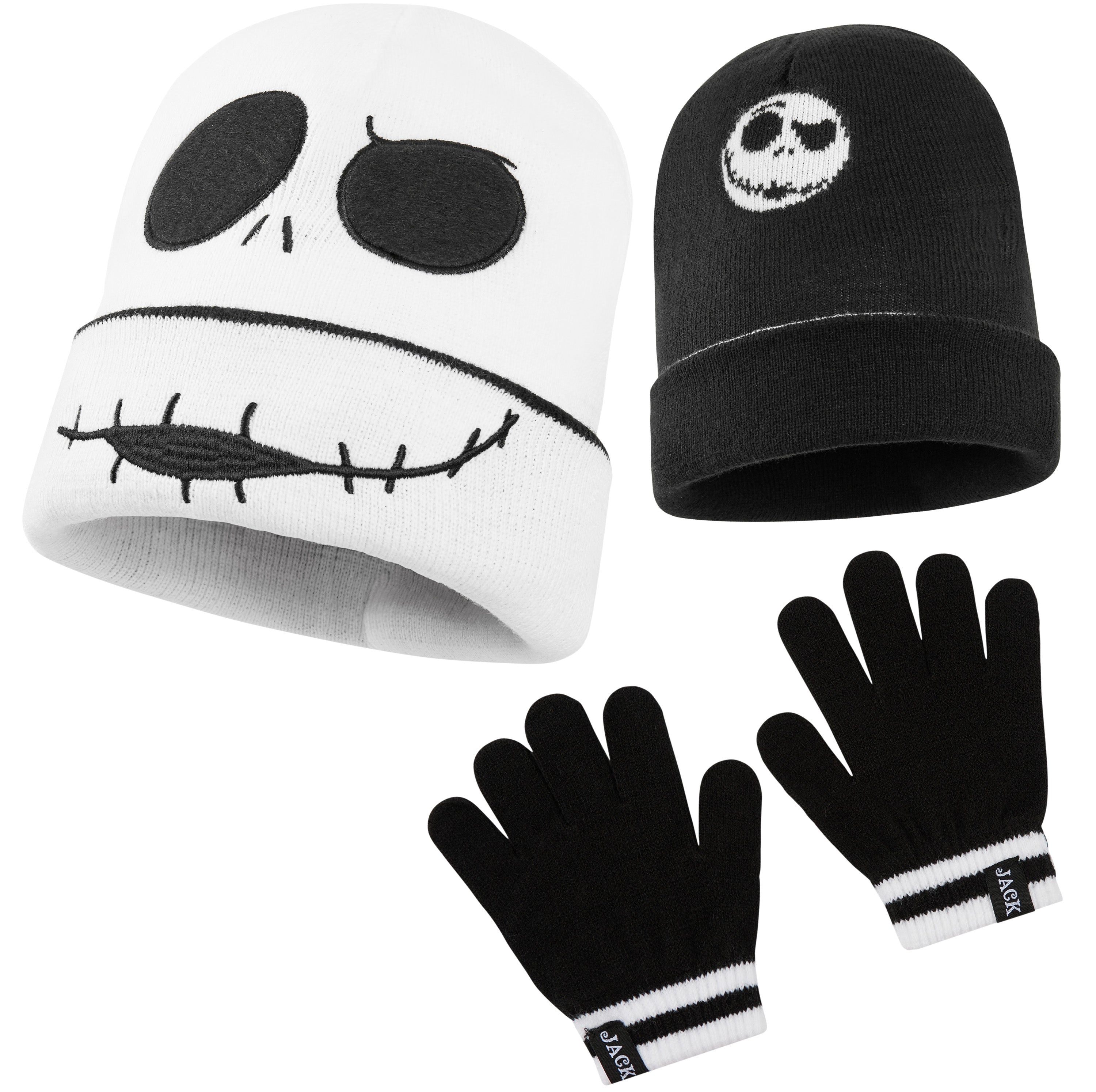 disney-nightmare-before-christmas-ensemble-bonnet-gants-fille image 1
