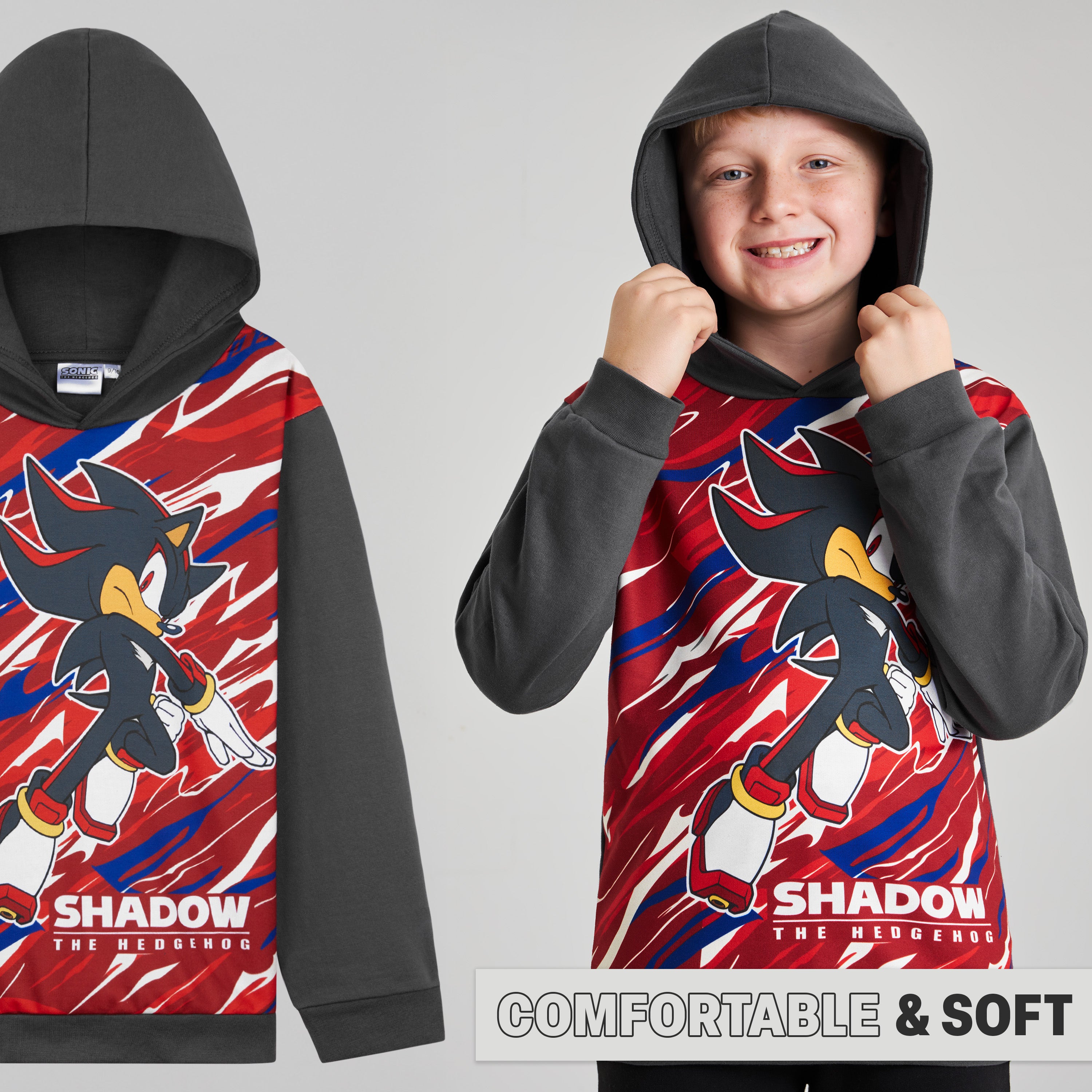 get-trend-boys-sonic-hoodie-gar-on-sweat-capuche-gamer image 5