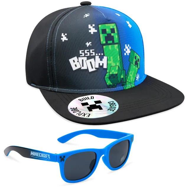 minecraft-casquette-baseball-lunettes-enfant-gar-on-uv image 1