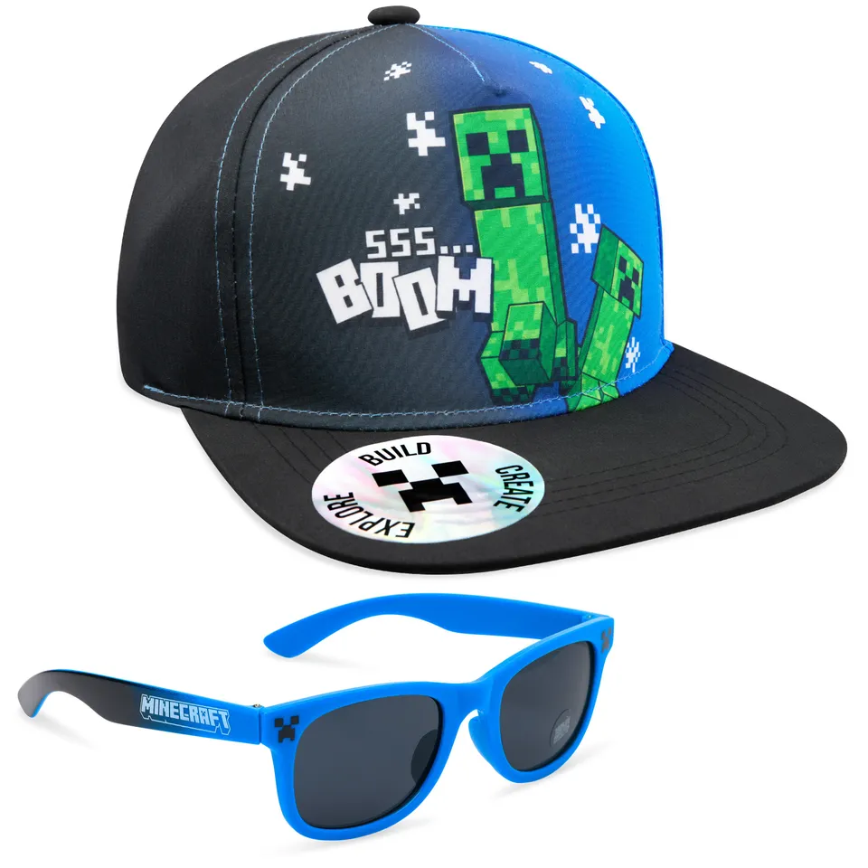 minecraft-casquette-baseball-lunettes-enfant-gar-on-uv image 1