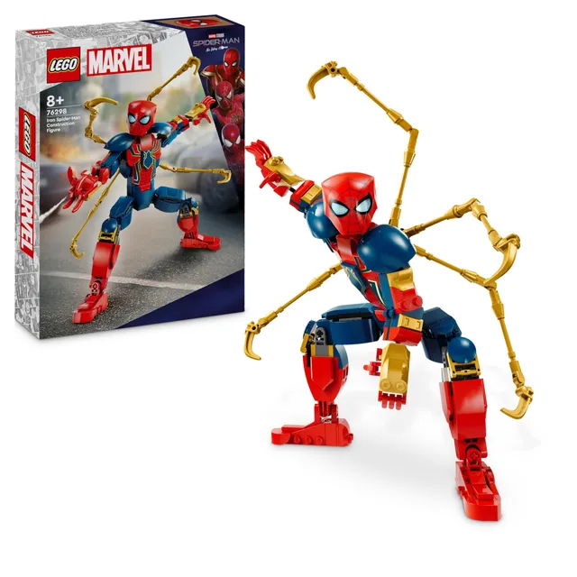 lego-marvel-iron-spider-man-76298-figurine-construire-27-cm image 1
