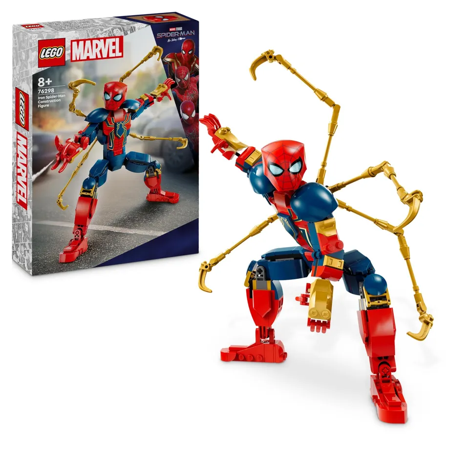 lego-marvel-iron-spider-man-76298-figurine-construire-27-cm image 1