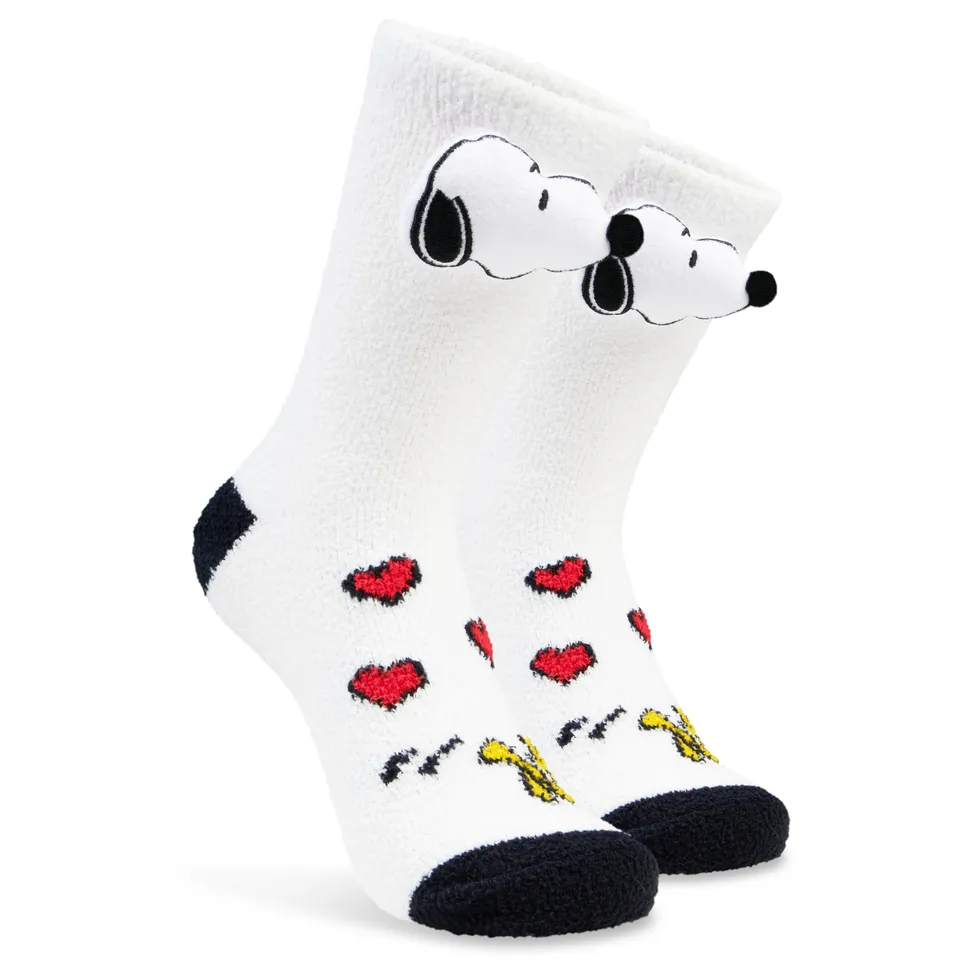 peanuts-snoopy-chaussettes-pilou-femme-antid-rapantes-taille-unique image 1