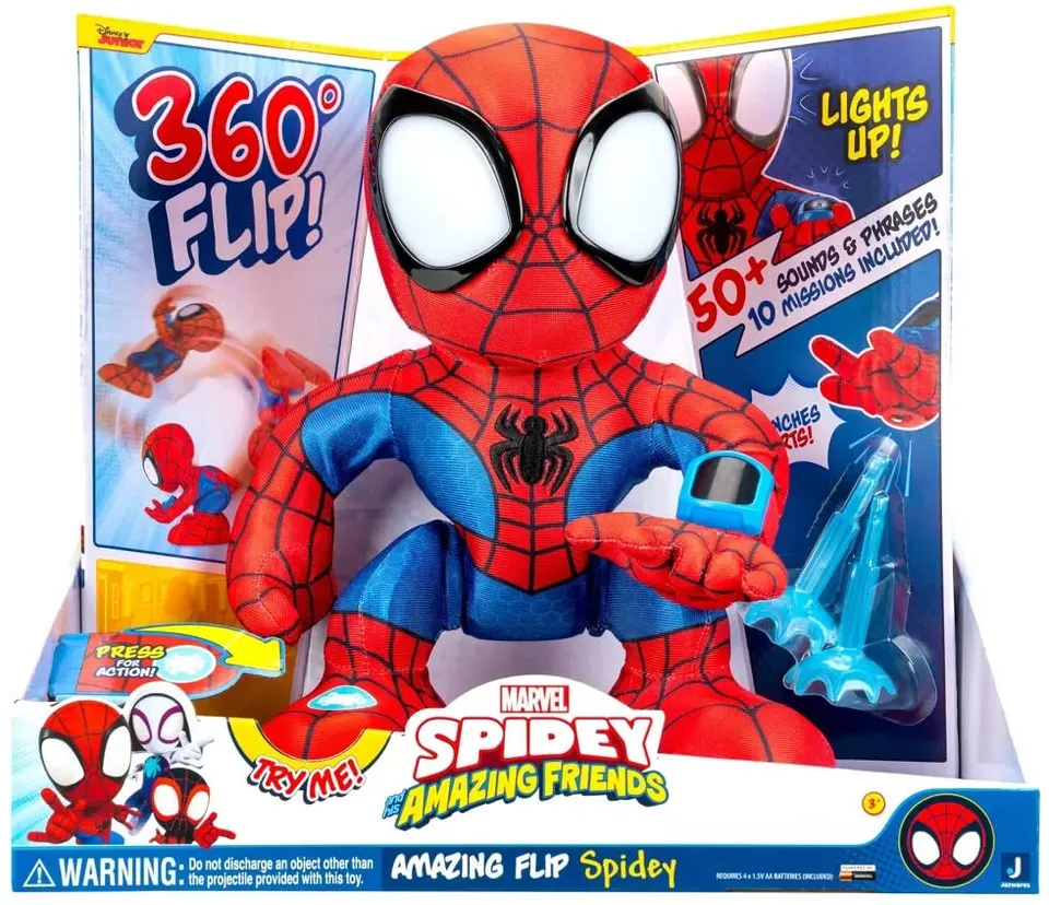spidey-amazing-flip-peluche-interactive-30-5-cm-sons image 1