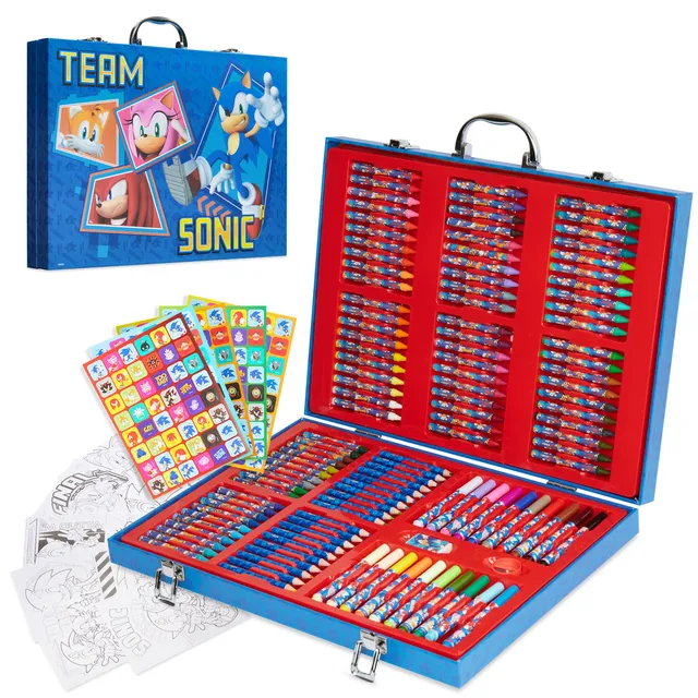sonic-the-hedgehog-set-dessin-enfant-137-pi-ces-mallette image 1