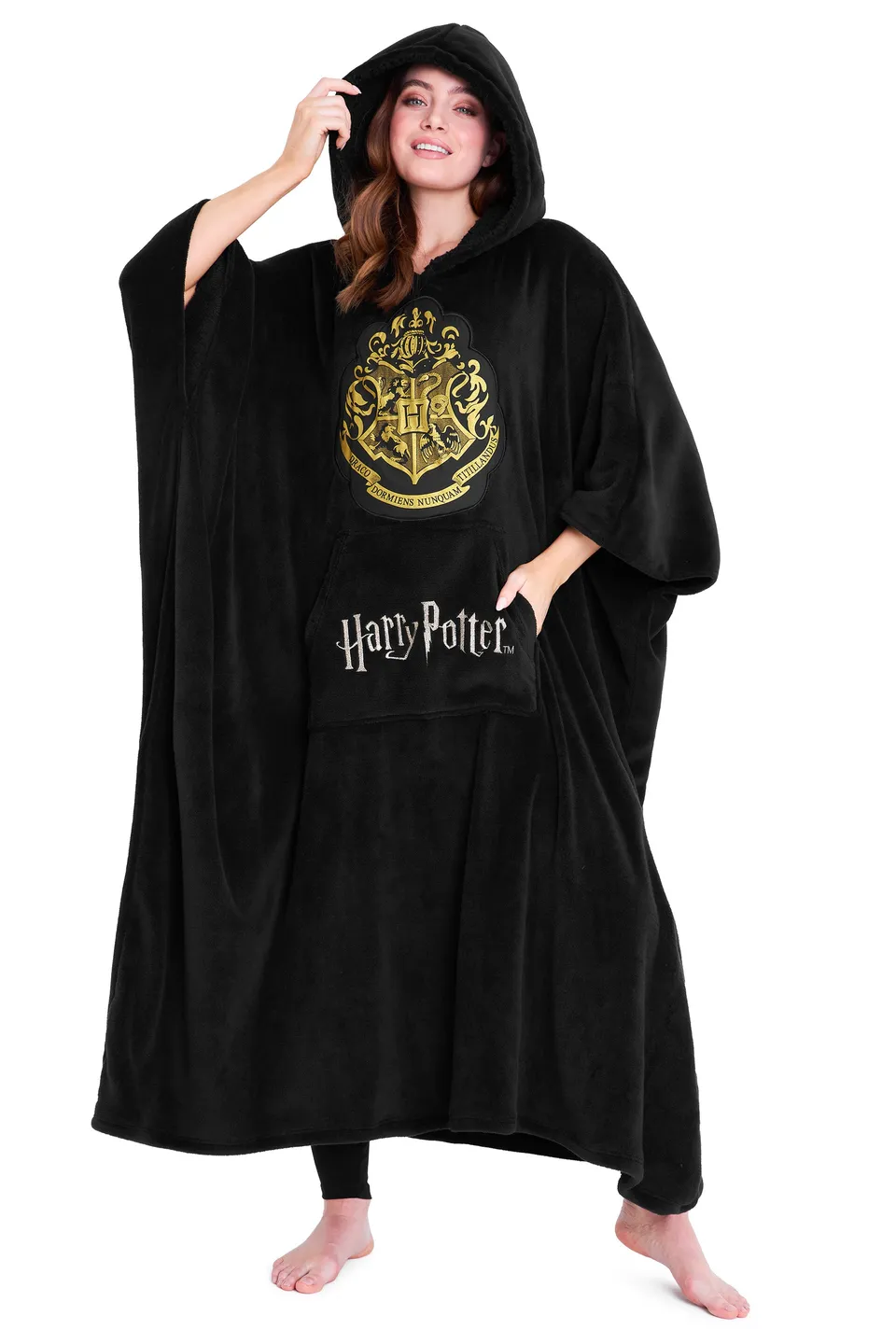 harry-potter-plaid-capuche-polaire-sherpa-oversize image 1