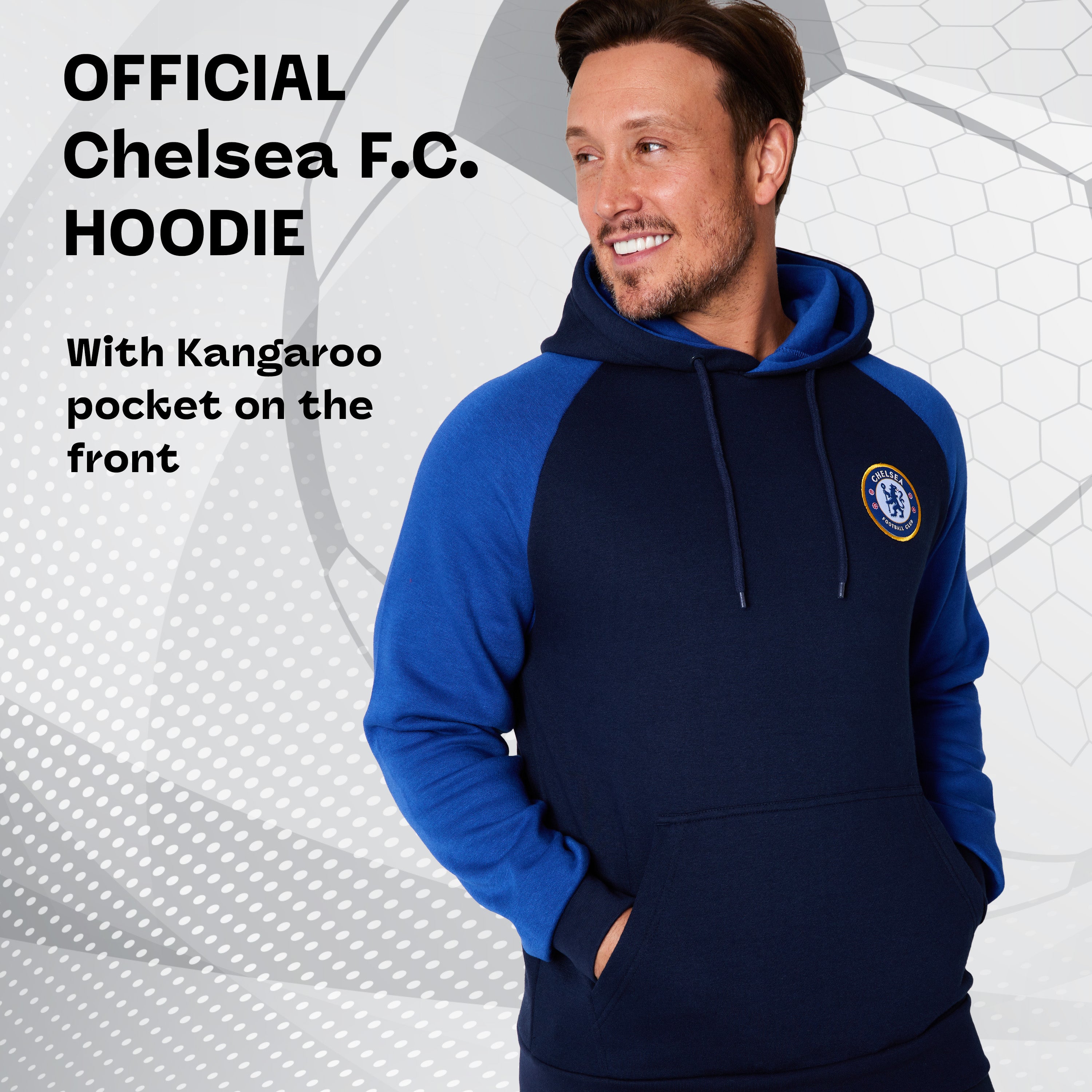 chelsea-fc-sweat-capuche-homme-poche-kangourou-taille-l image 3