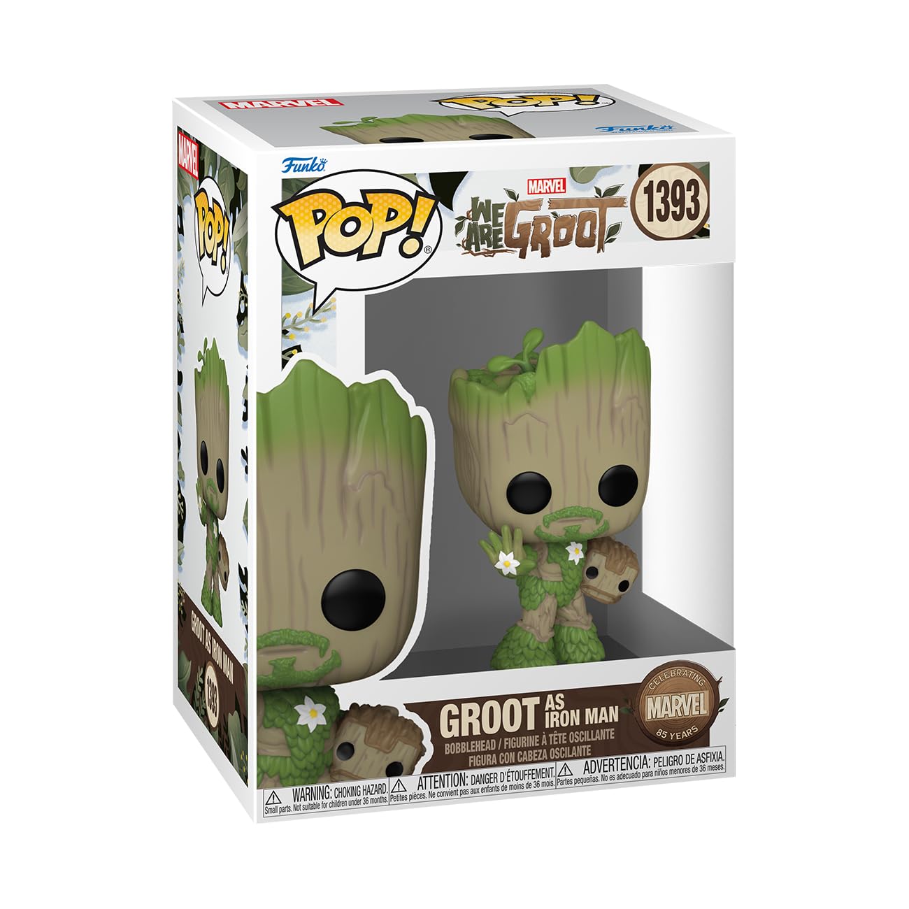 funko-pop-marvel-we-are-groot-iron-man-figurine-vinyle-9-5-cm image 1