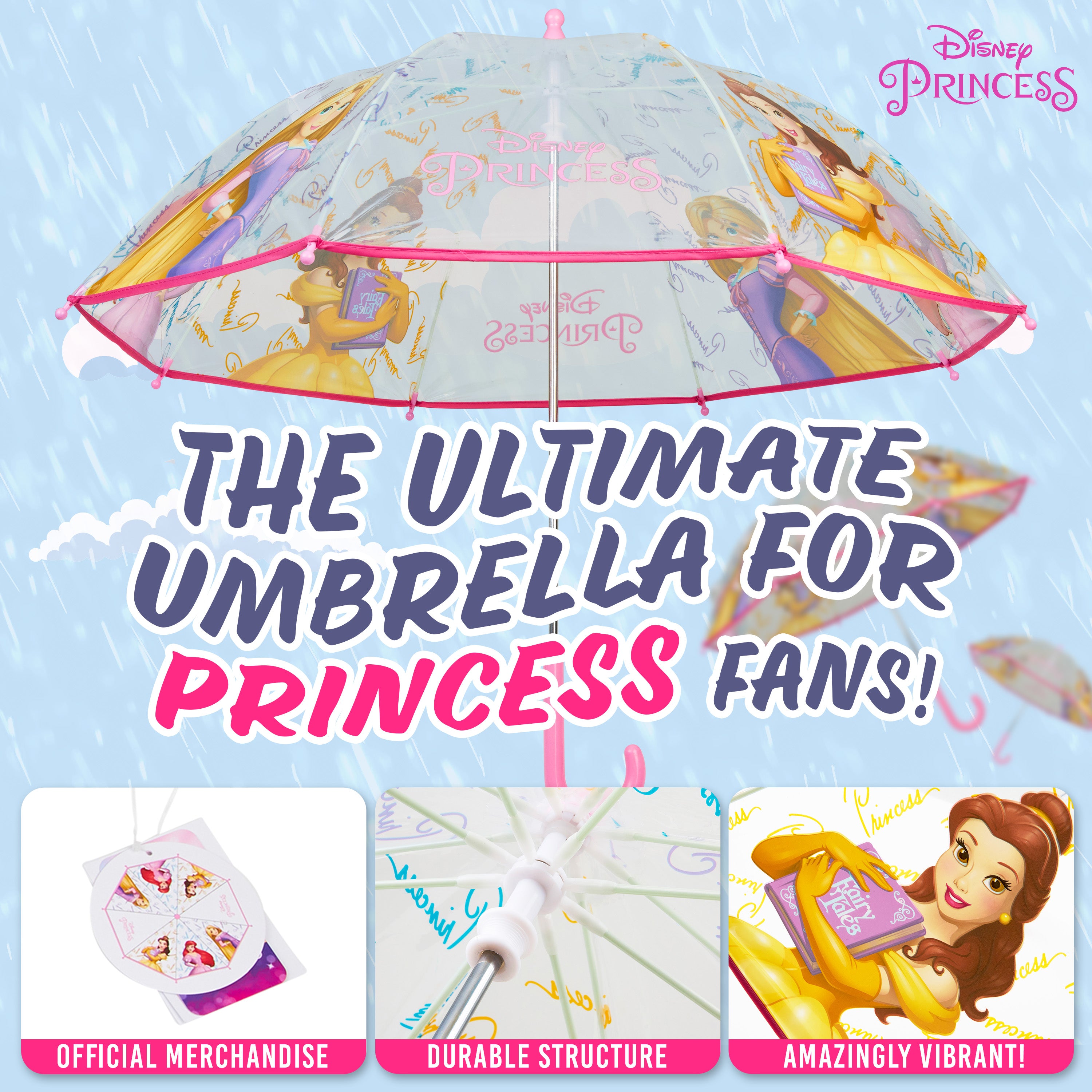 disney-princess-parapluie-cloche-fille-transparent image 3