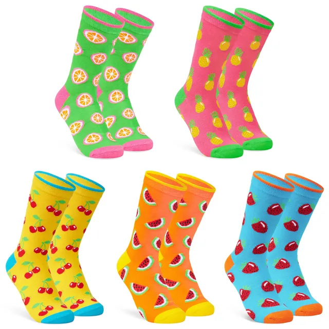 get-trend-citycomfort-chaussettes-femme-lot-5-paires-fantaisie image 1